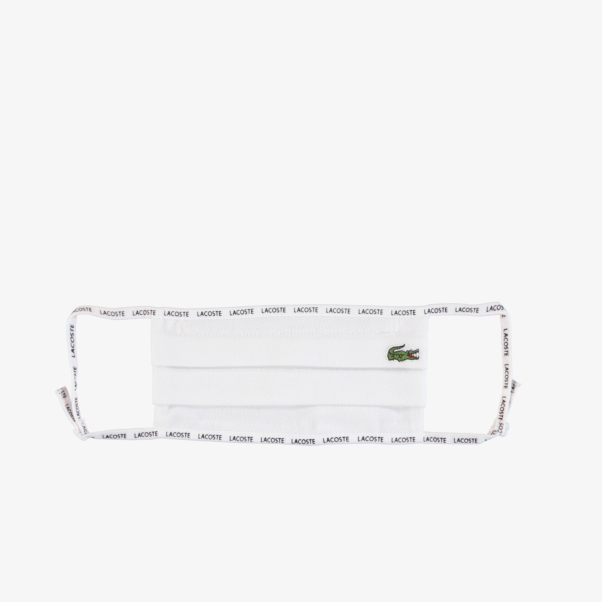 Lacoste Pamuklu Yıkanabilir Beyaz Maske