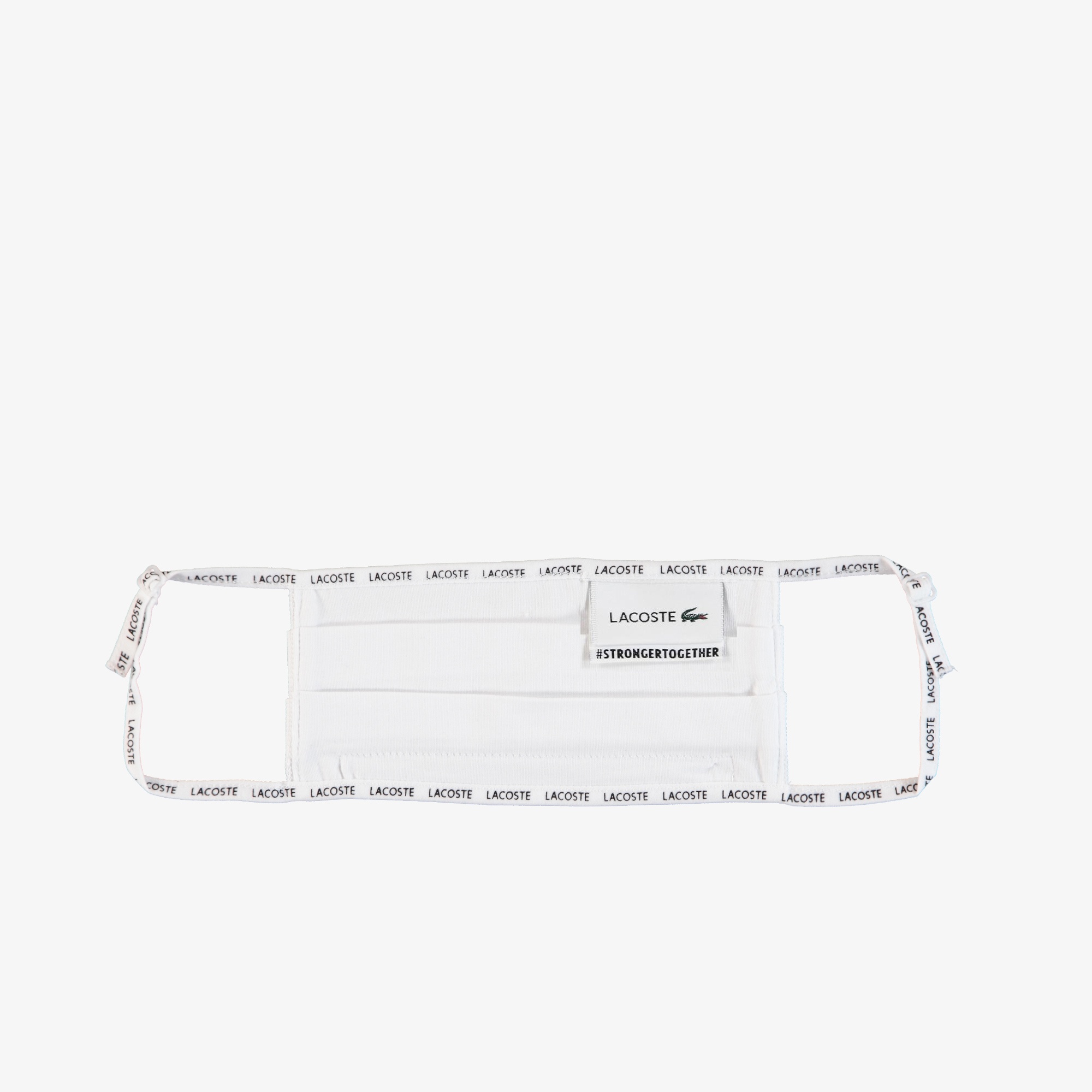 Lacoste Pamuklu Yıkanabilir Beyaz Maske