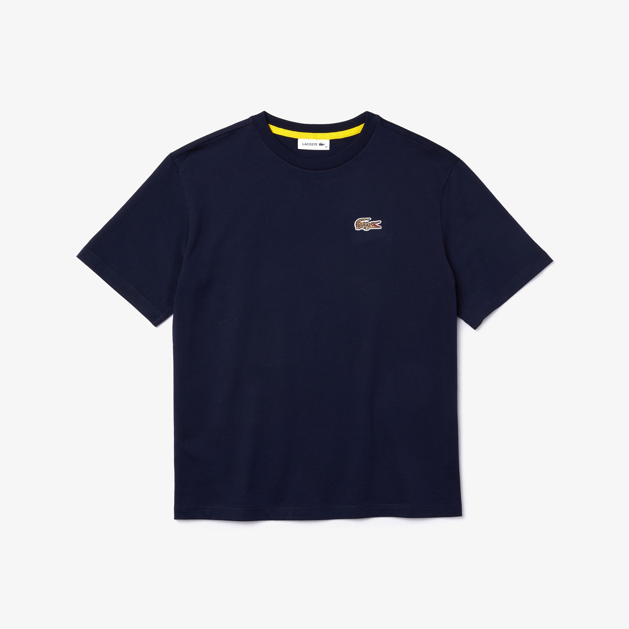 Lacoste x National Geographic Kadın Lacivert T-shirt