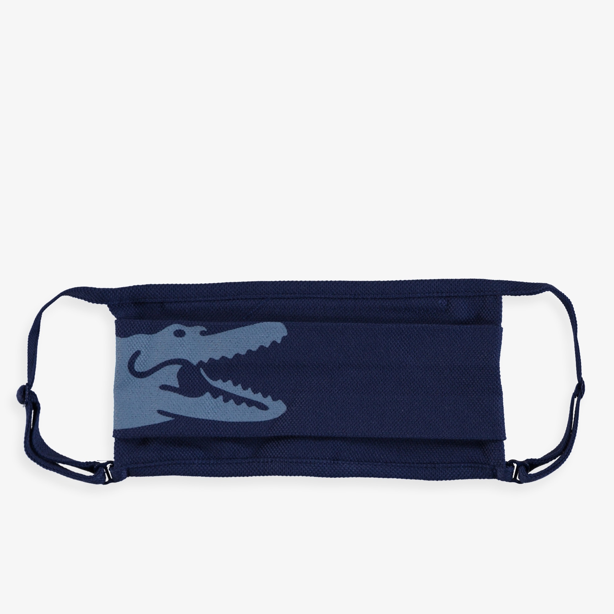 Lacoste Pamuklu Yıkanabilir Mavi - Lacivert Baskılı 3'lü Maske