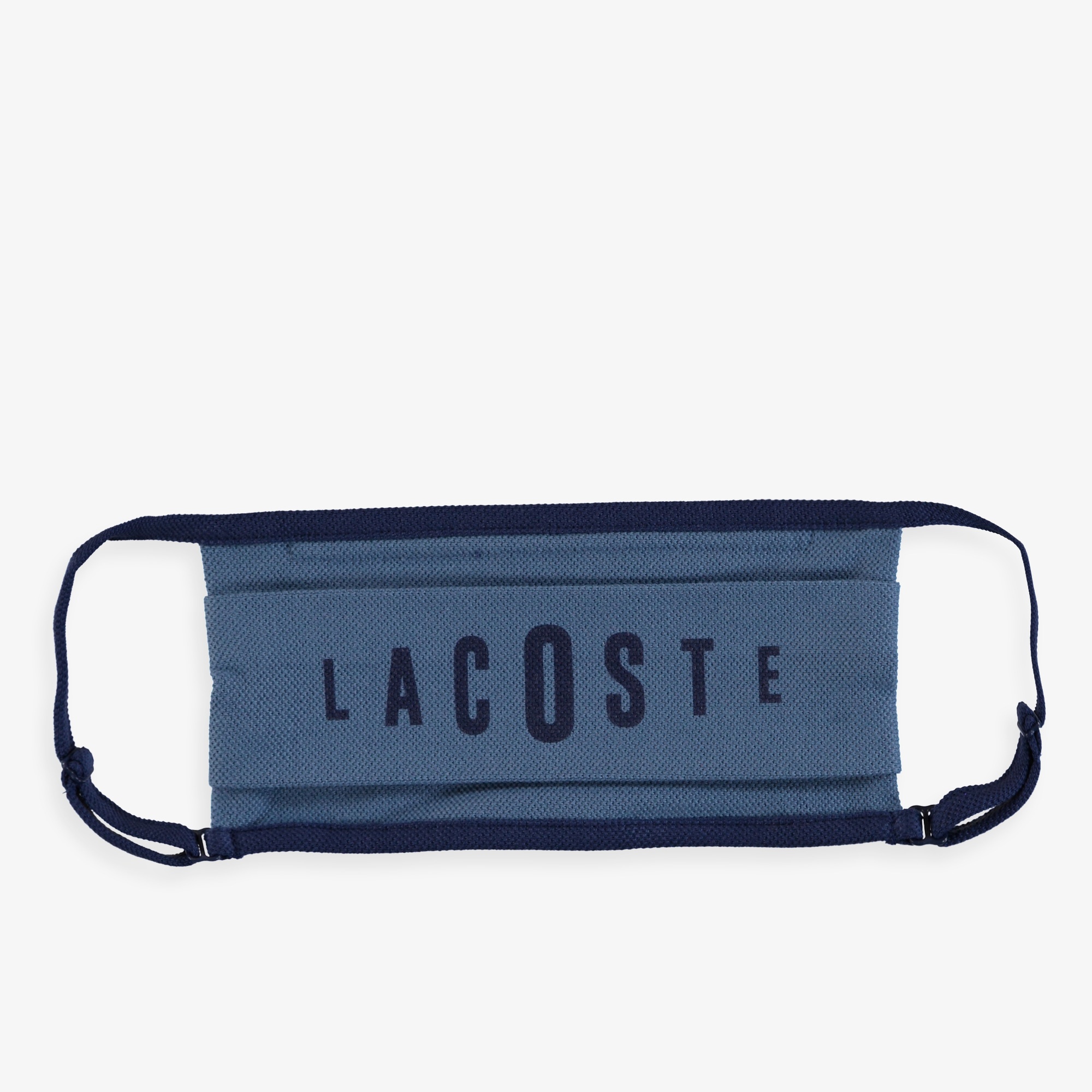 Lacoste Pamuklu Yıkanabilir Mavi - Lacivert Baskılı 3'lü Maske