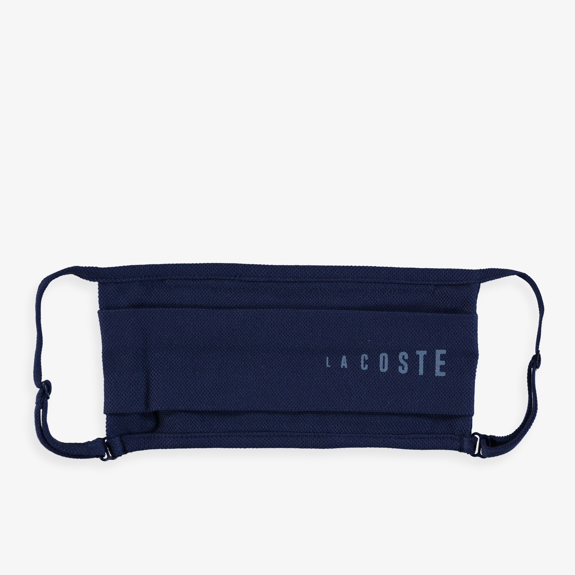 Lacoste Pamuklu Yıkanabilir Mavi - Lacivert Baskılı 3'lü Maske