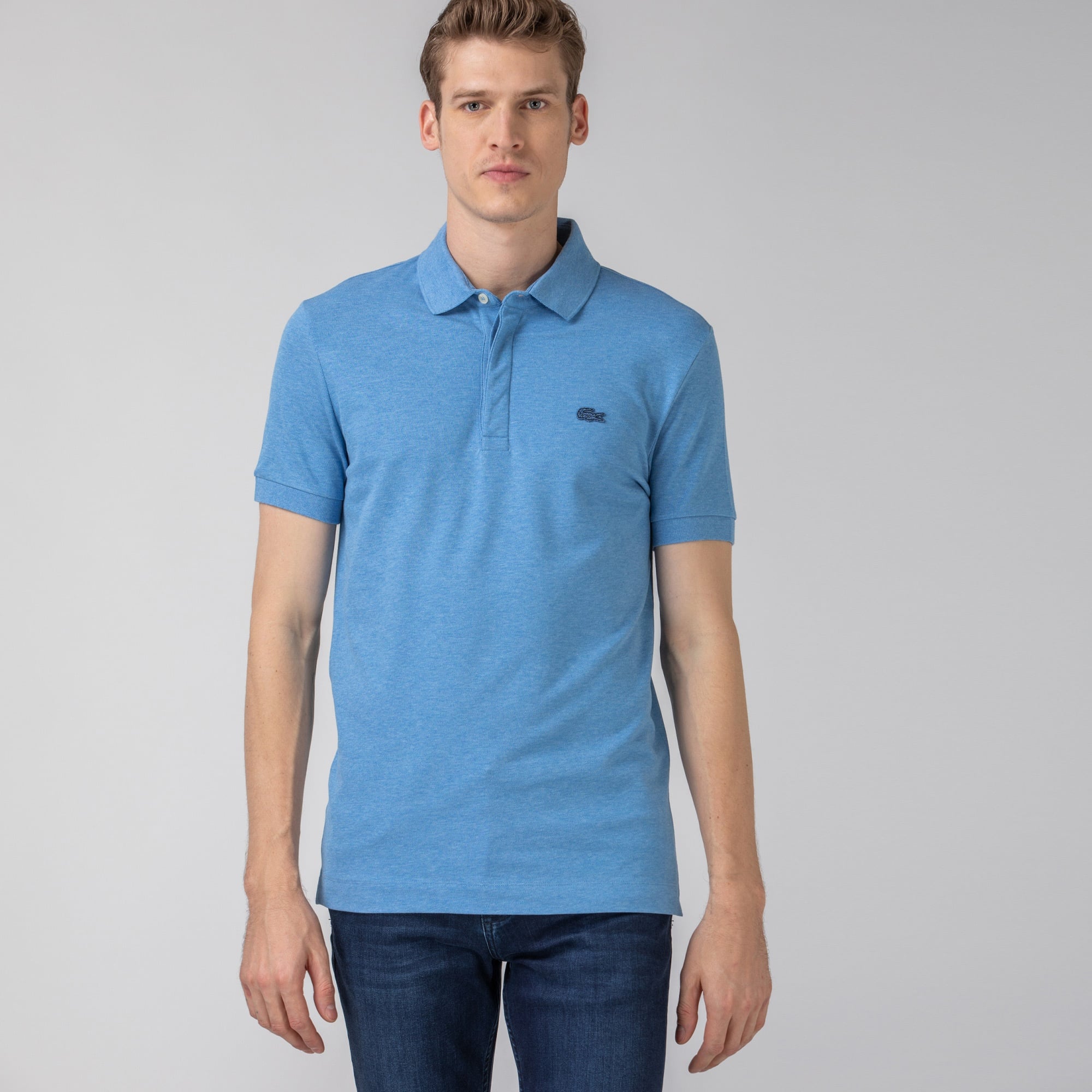 Lacoste Erkek Regular Fit Mavi Paris Polo