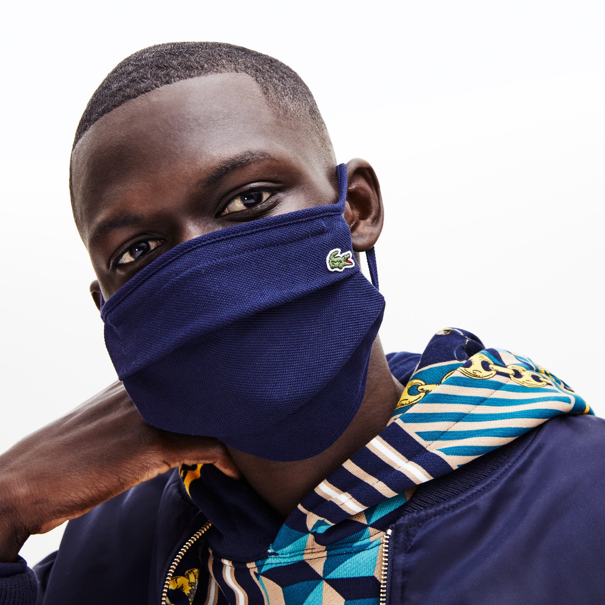 Lacoste Pamuklu Yıkanabilir Lacivert L1212
Maske