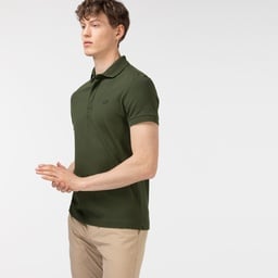 Lacoste Erkek Regular Fit Haki Paris Polo Yeşil