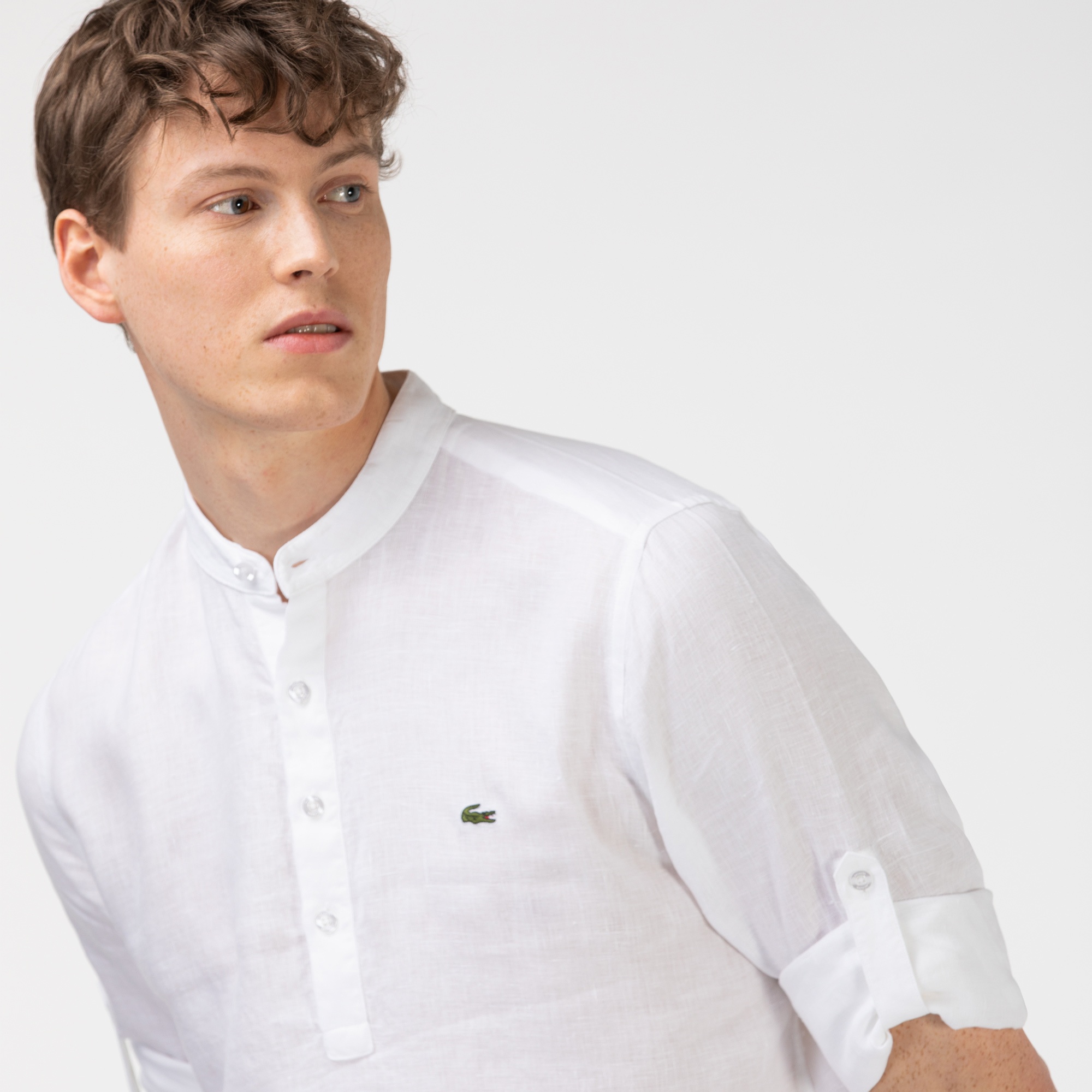 Lacoste Erkek Regular Fit Bej Gömlek