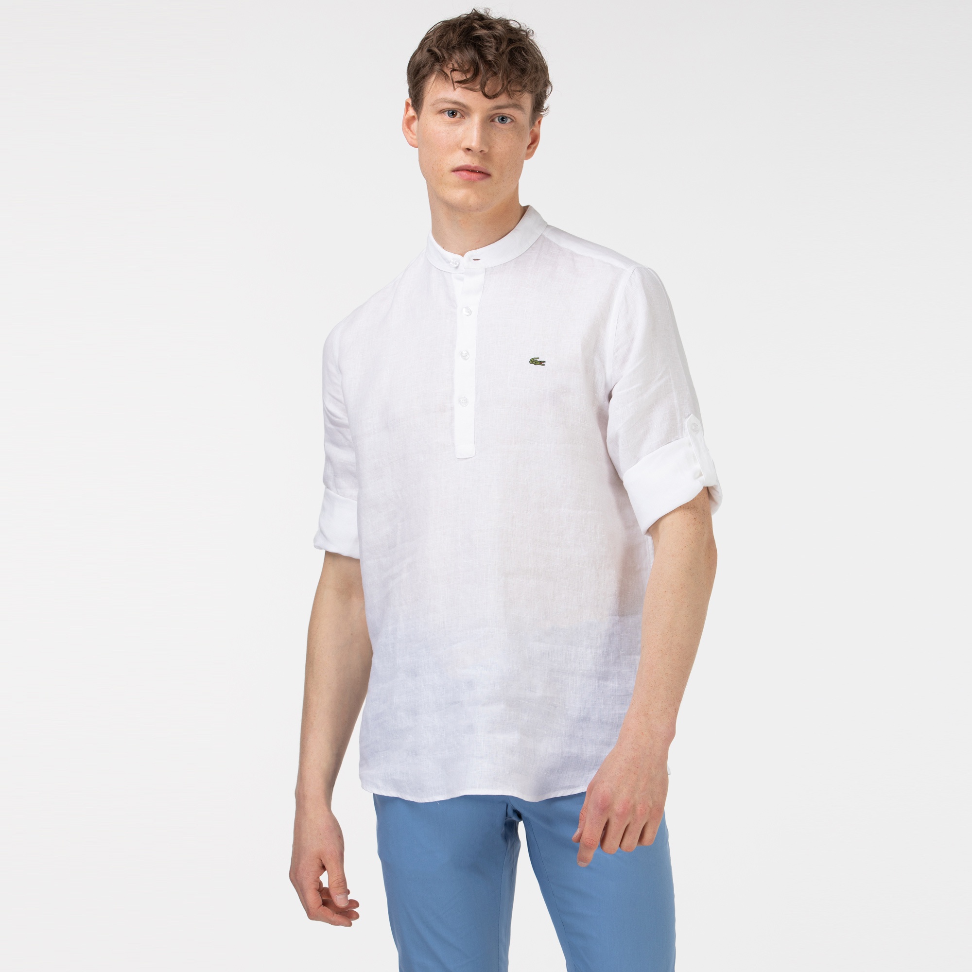 Lacoste Erkek Regular Fit Bej Gömlek