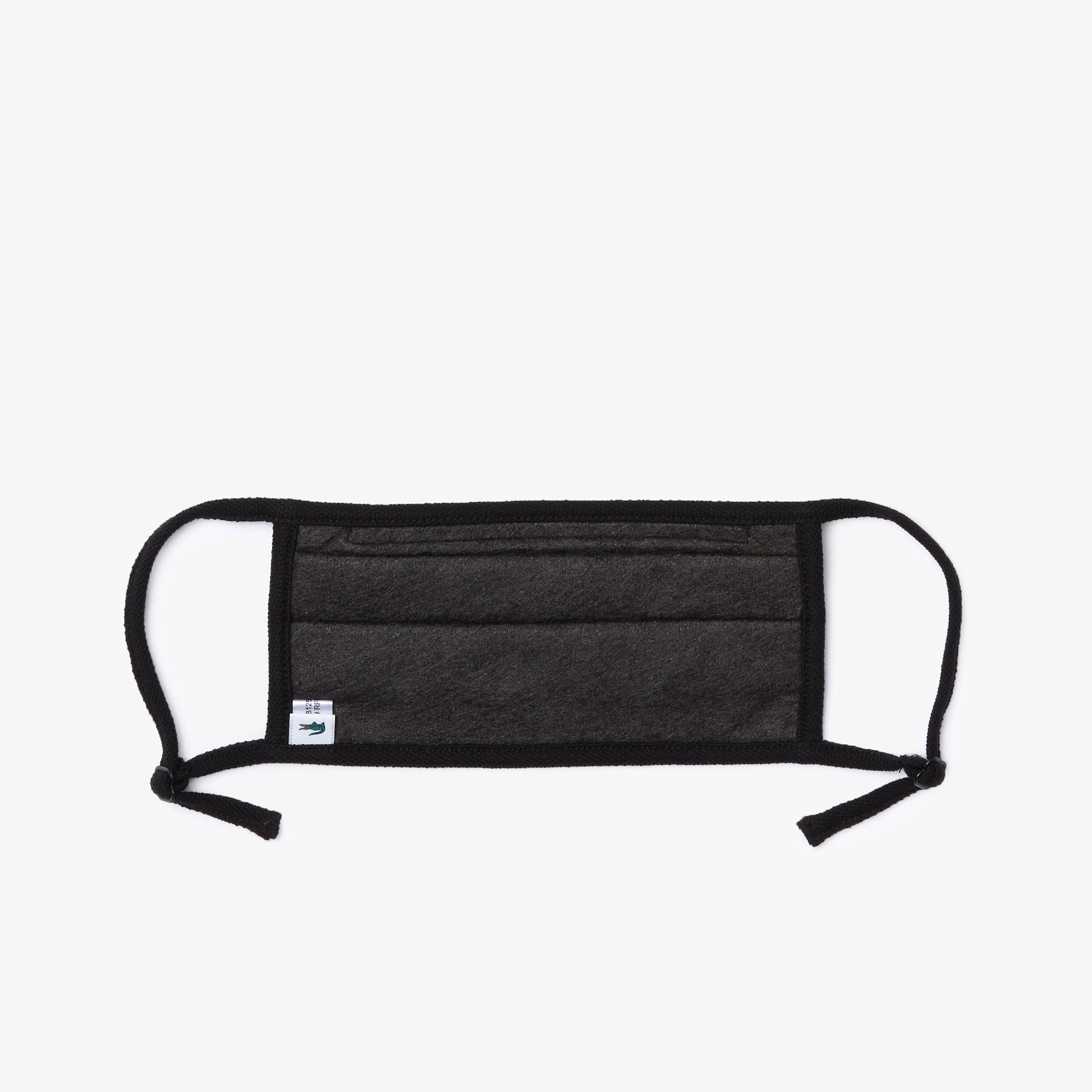 Lacoste Pamuklu Yıkanabilir Siyah - Beyaz Baskılı 3'lü Maske