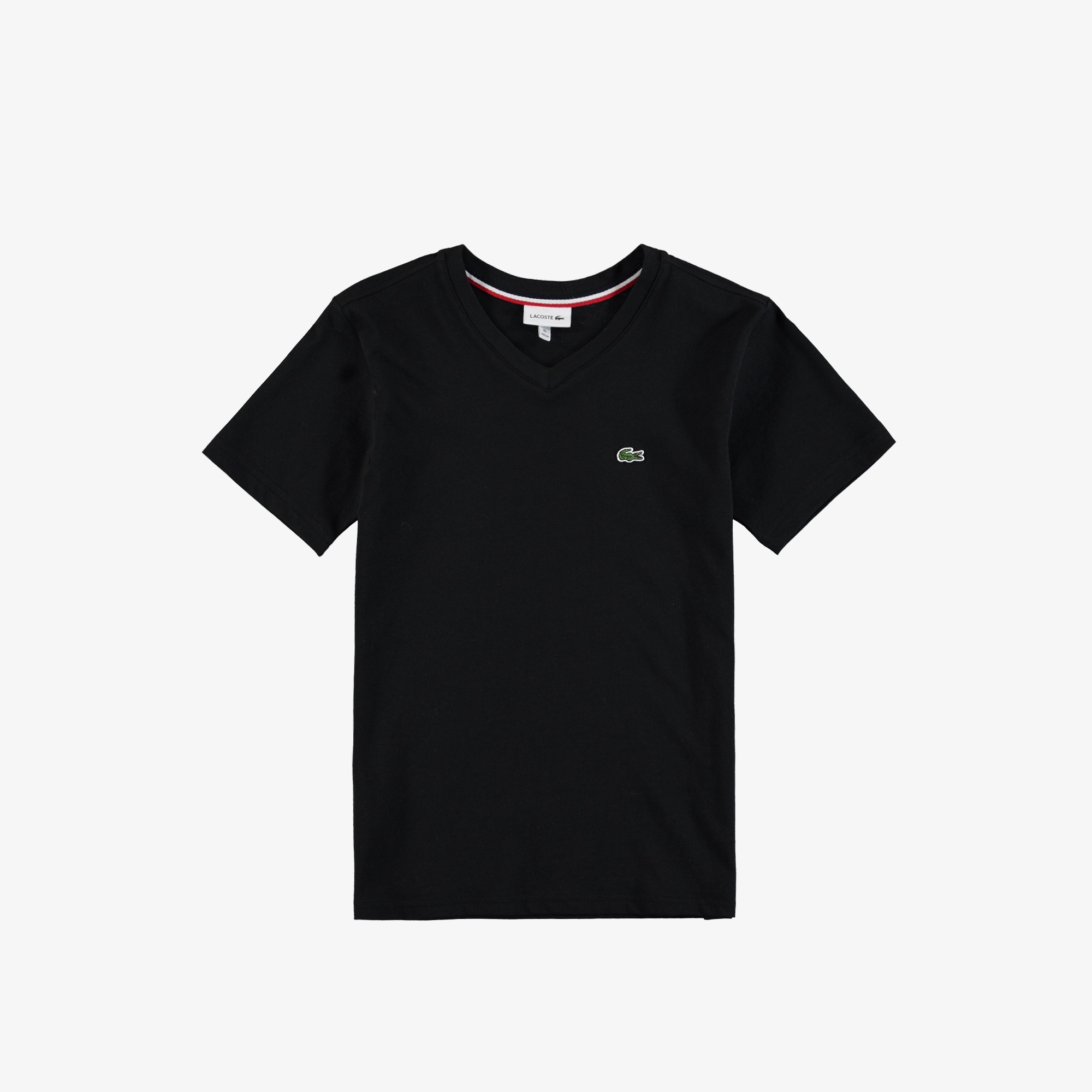 Lacoste Çocuk Siyah V Yaka T-Shirt