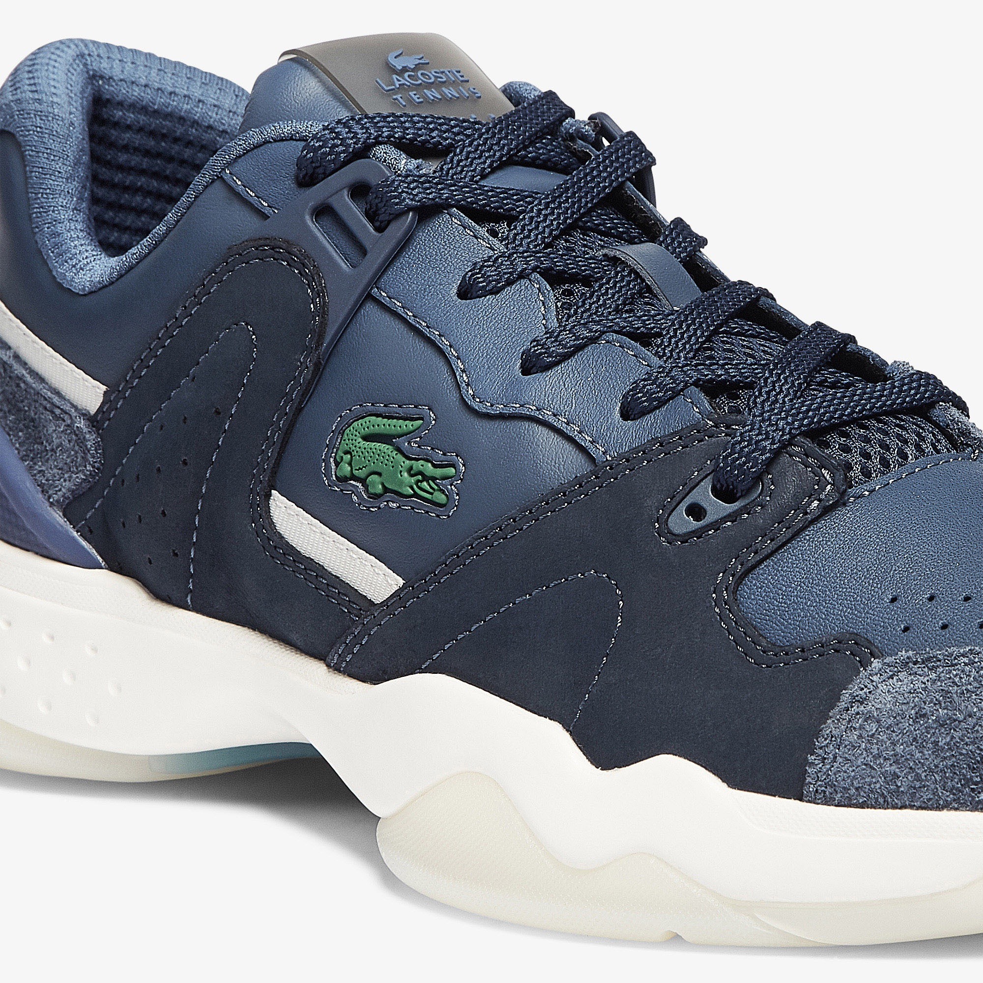 Lacoste T-Point 0721 1 G Sma Erkek Lacivert - Beyaz Sneaker