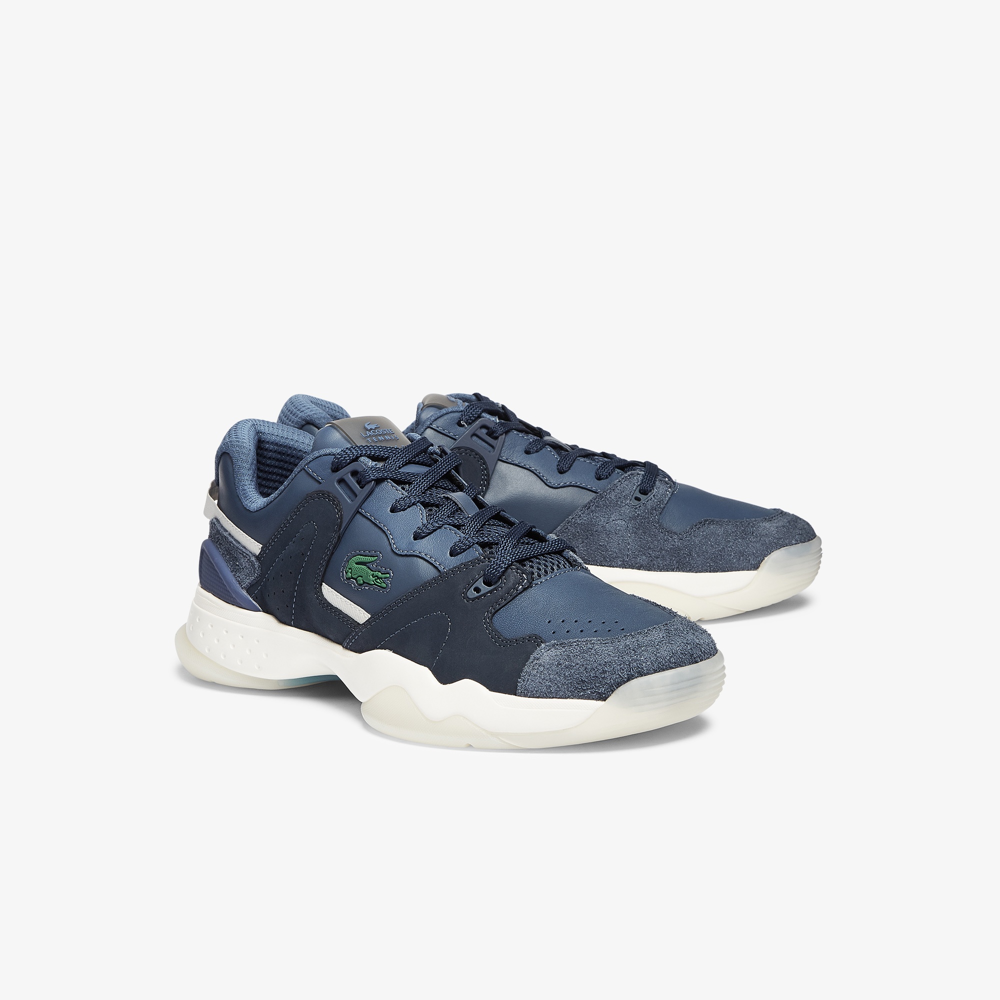 Lacoste T-Point 0721 1 G Sma Erkek Lacivert - Beyaz Sneaker