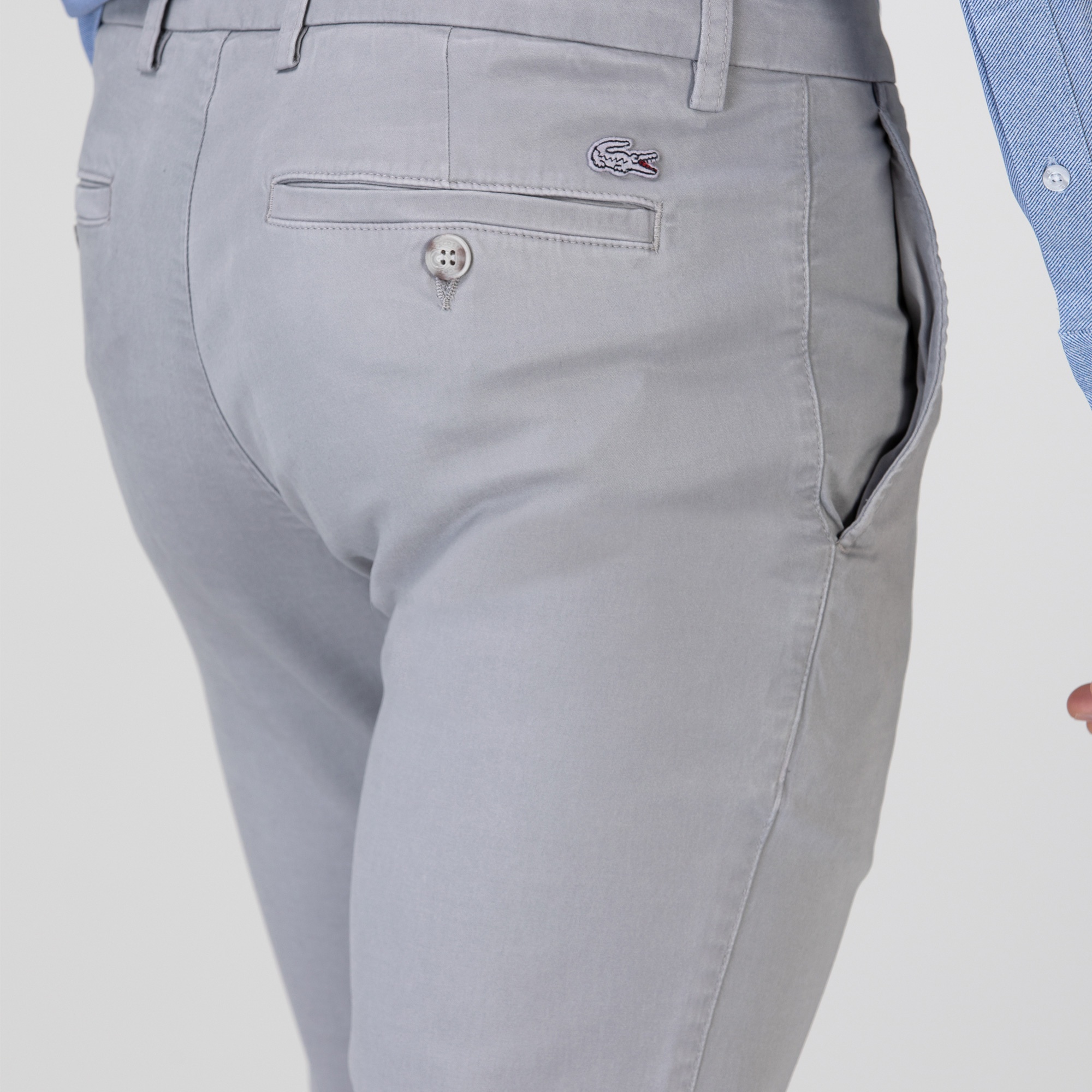 Lacoste Erkek Slim Fit Gri Pantolon