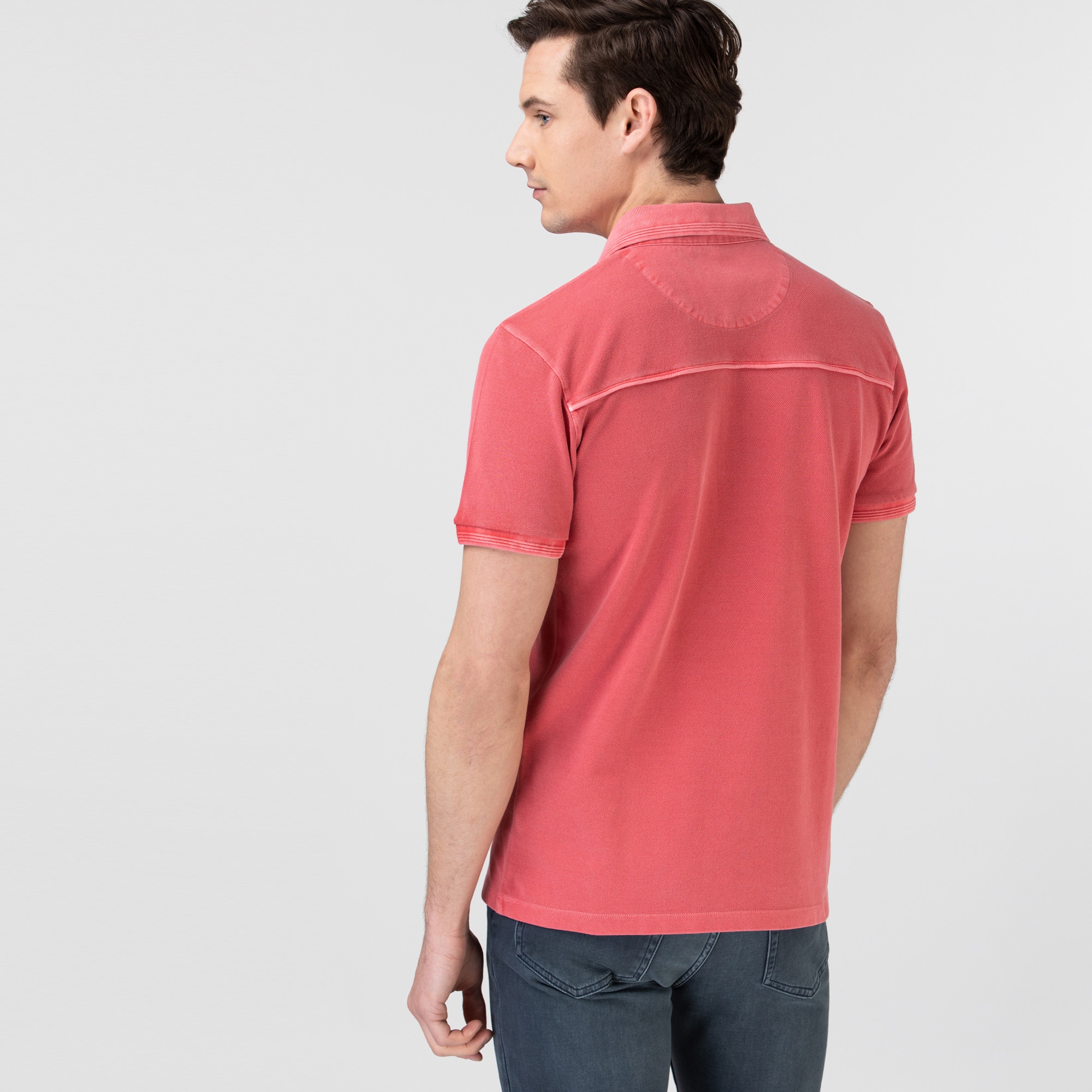 Lacoste Erkek Regular Fit Pembe Polo