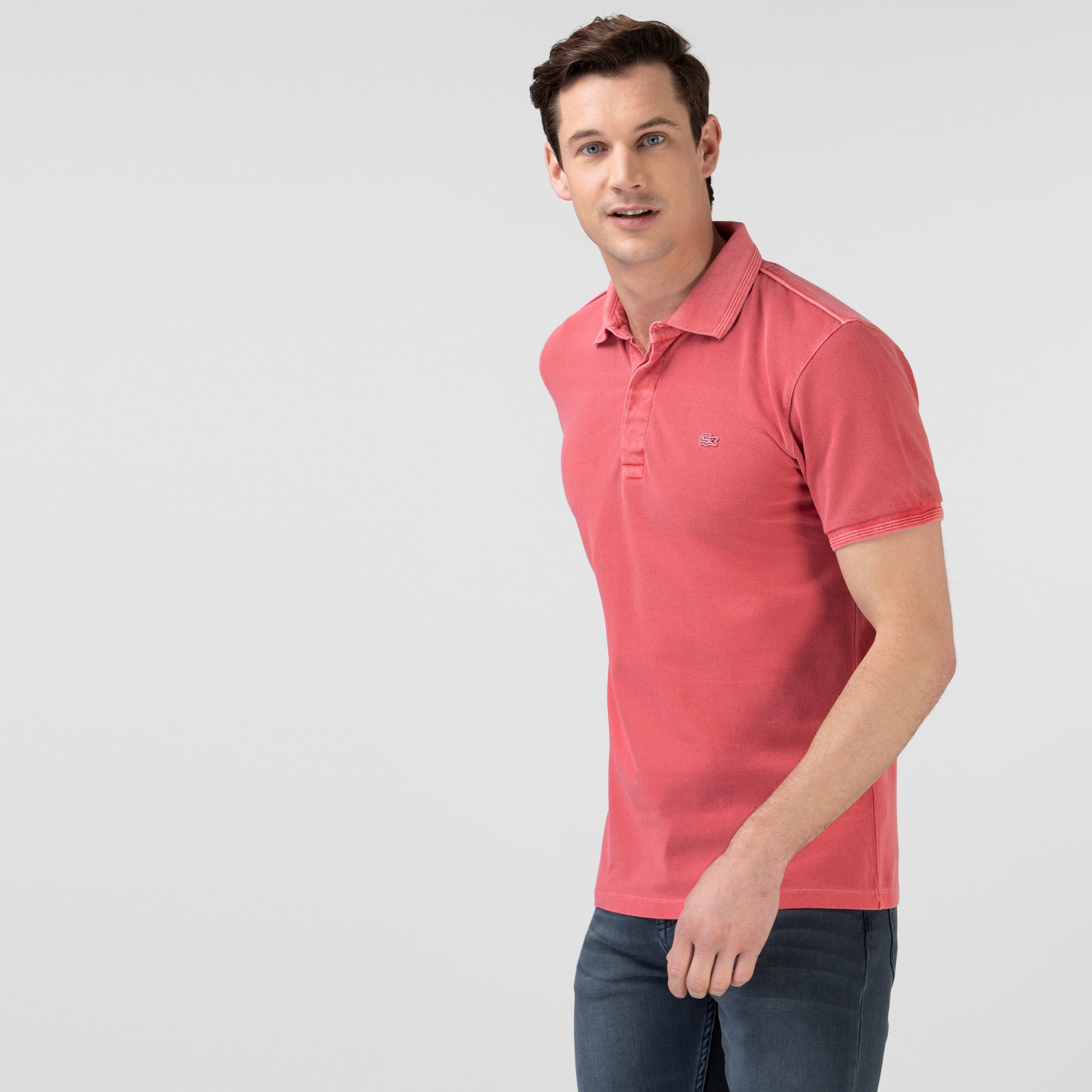 Lacoste Erkek Regular Fit Pembe Polo