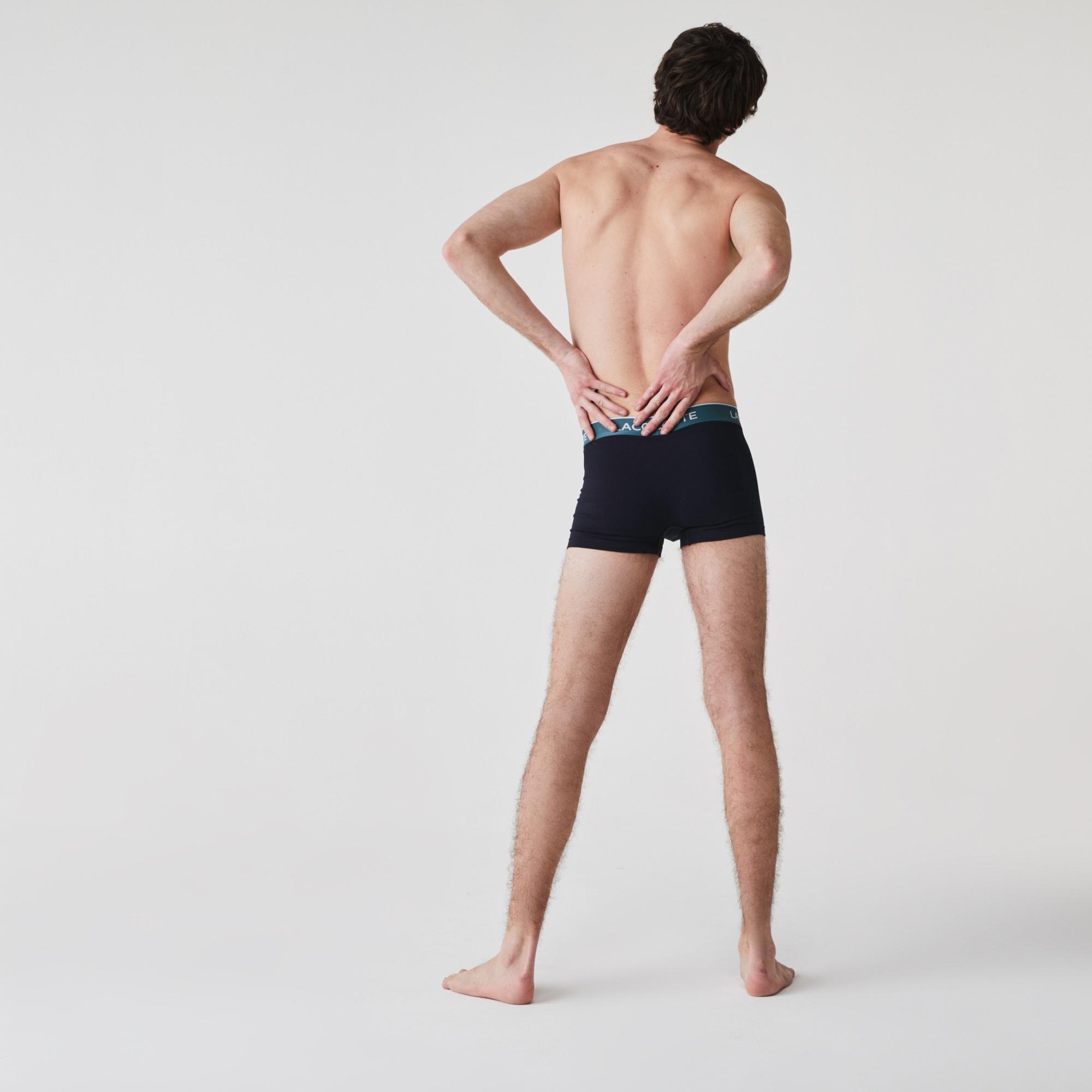 Lacoste Erkek Lacivert 3'Lü Boxer