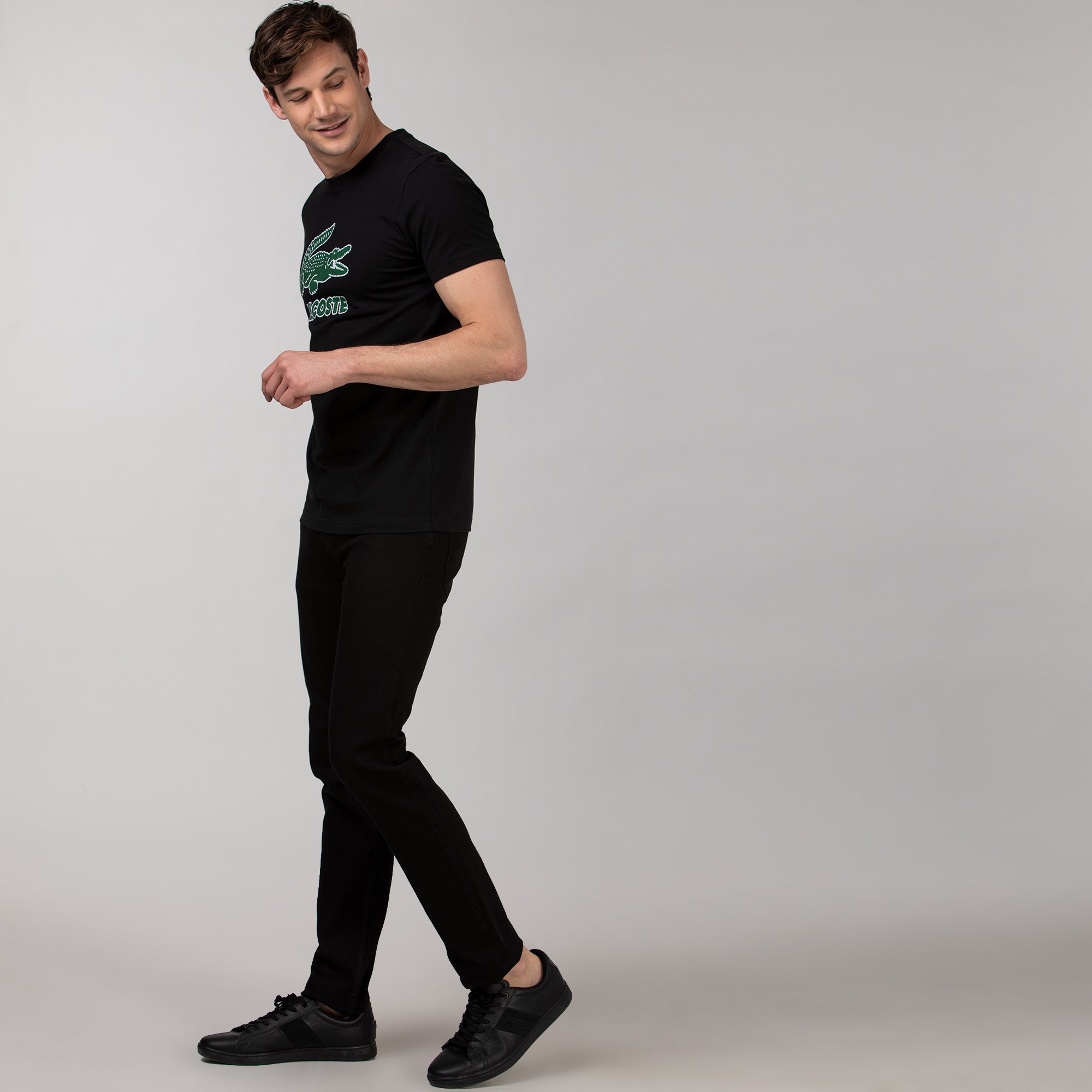 Lacoste Erkek Slim Fit Denim Lacivert Pantolon