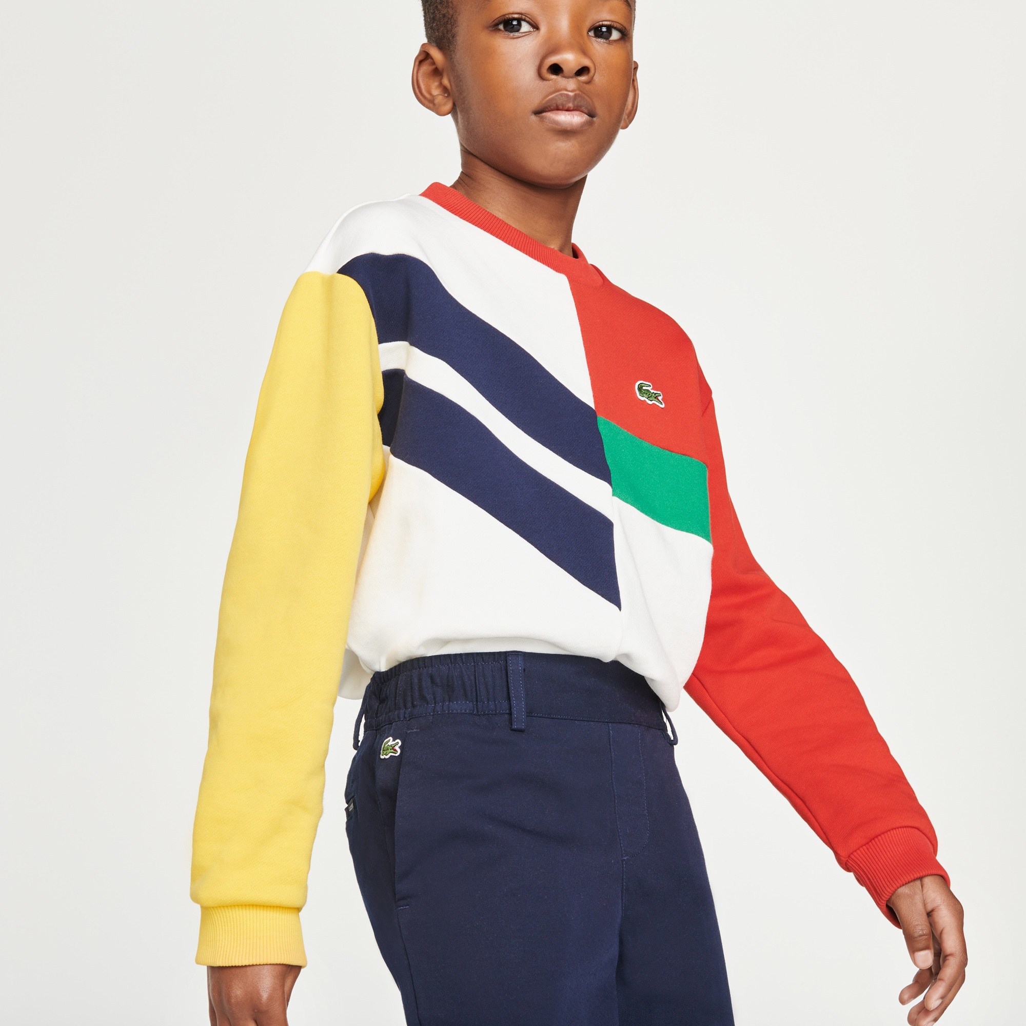 Lacoste Erkek Çocuk Straight Fit Lacivert Pantolon