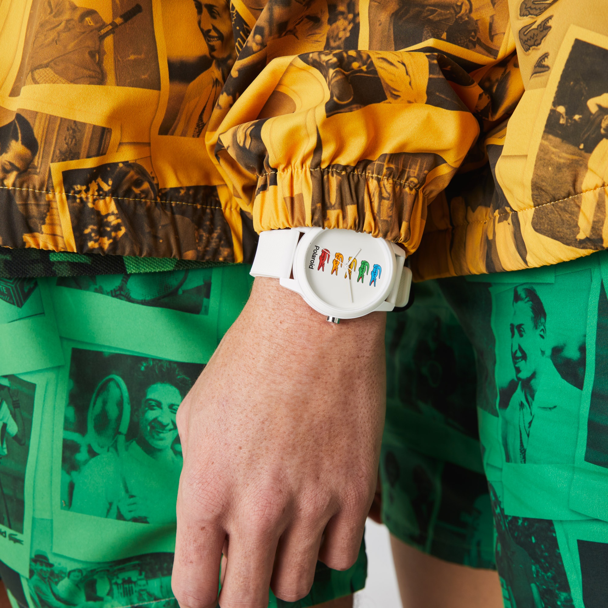 Lacoste X Polaroid Unisex Beyaz Saat