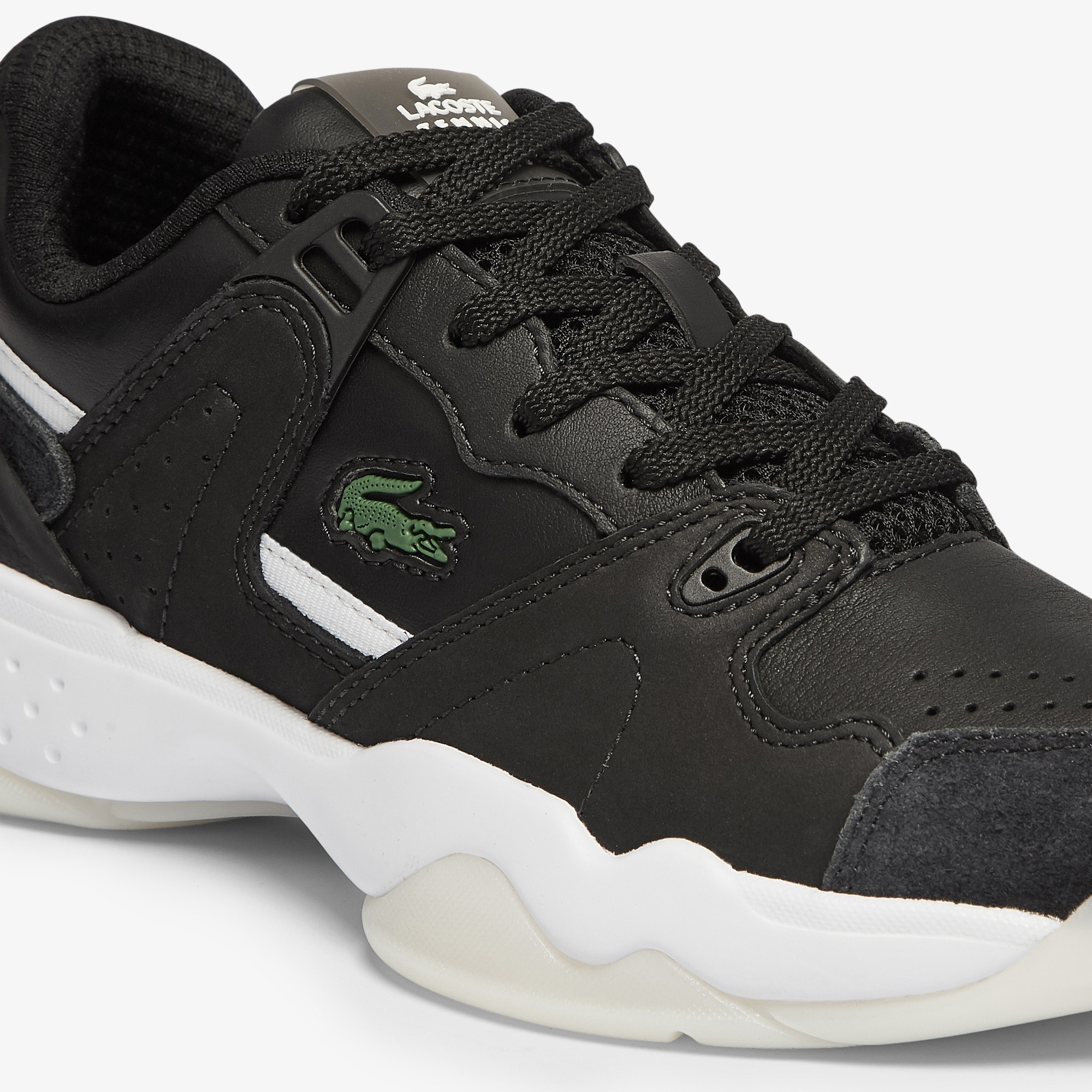 Lacoste T-Point 0721 1 G Sfa Kadın Siyah - Beyaz Sneaker