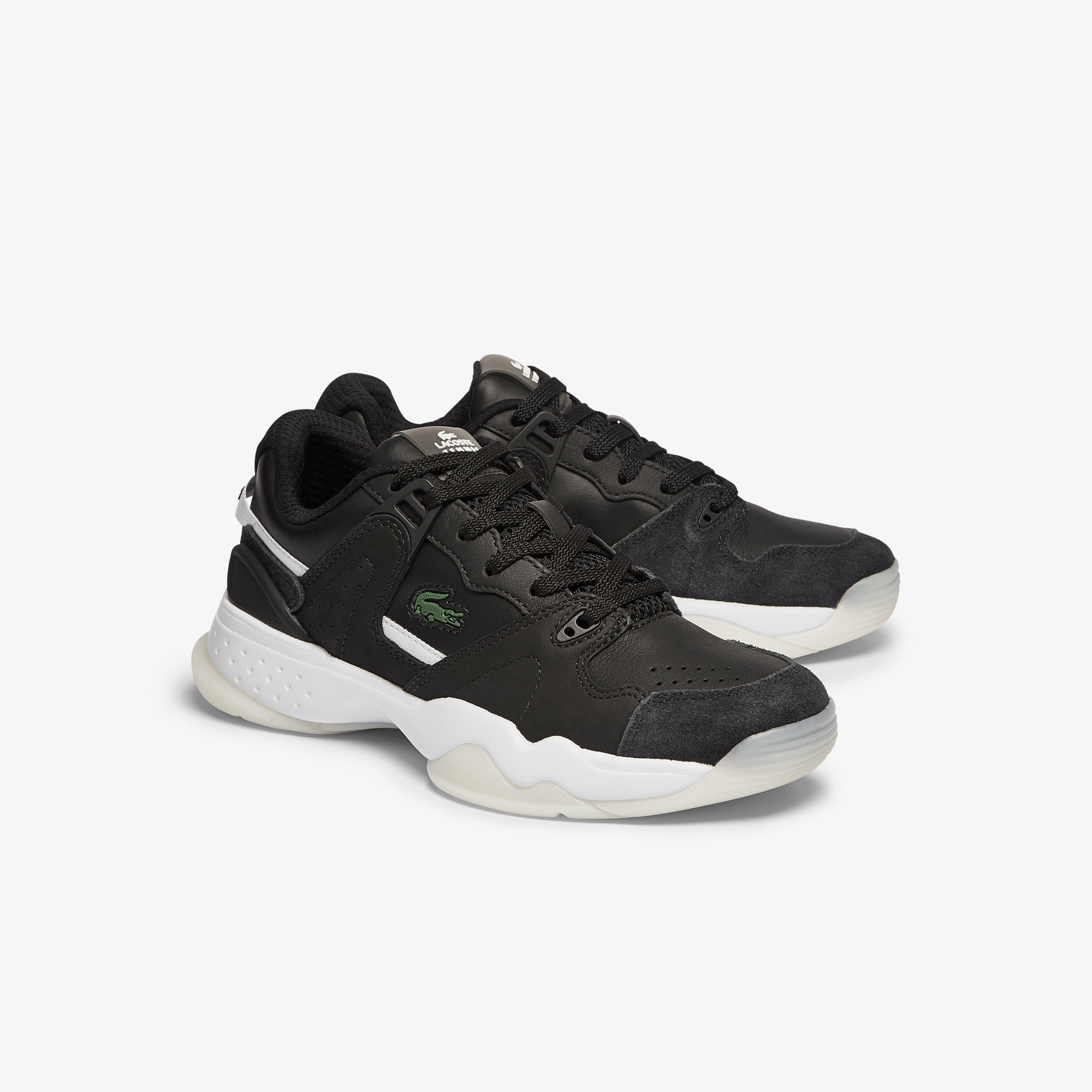 Lacoste T-Point 0721 1 G Sfa Kadın Siyah - Beyaz Sneaker