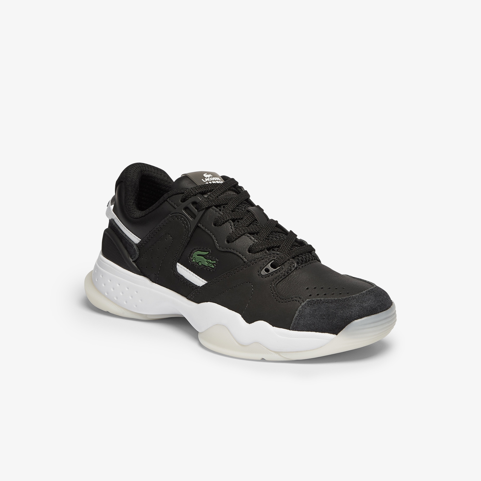Lacoste T-Point 0721 1 G Sfa Kadın Siyah - Beyaz Sneaker