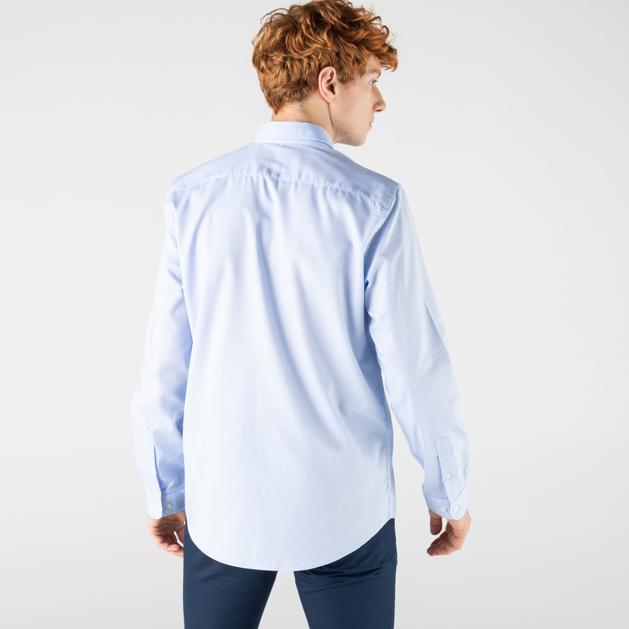 Lacoste Erkek Slim Fit Mavi Gömlek