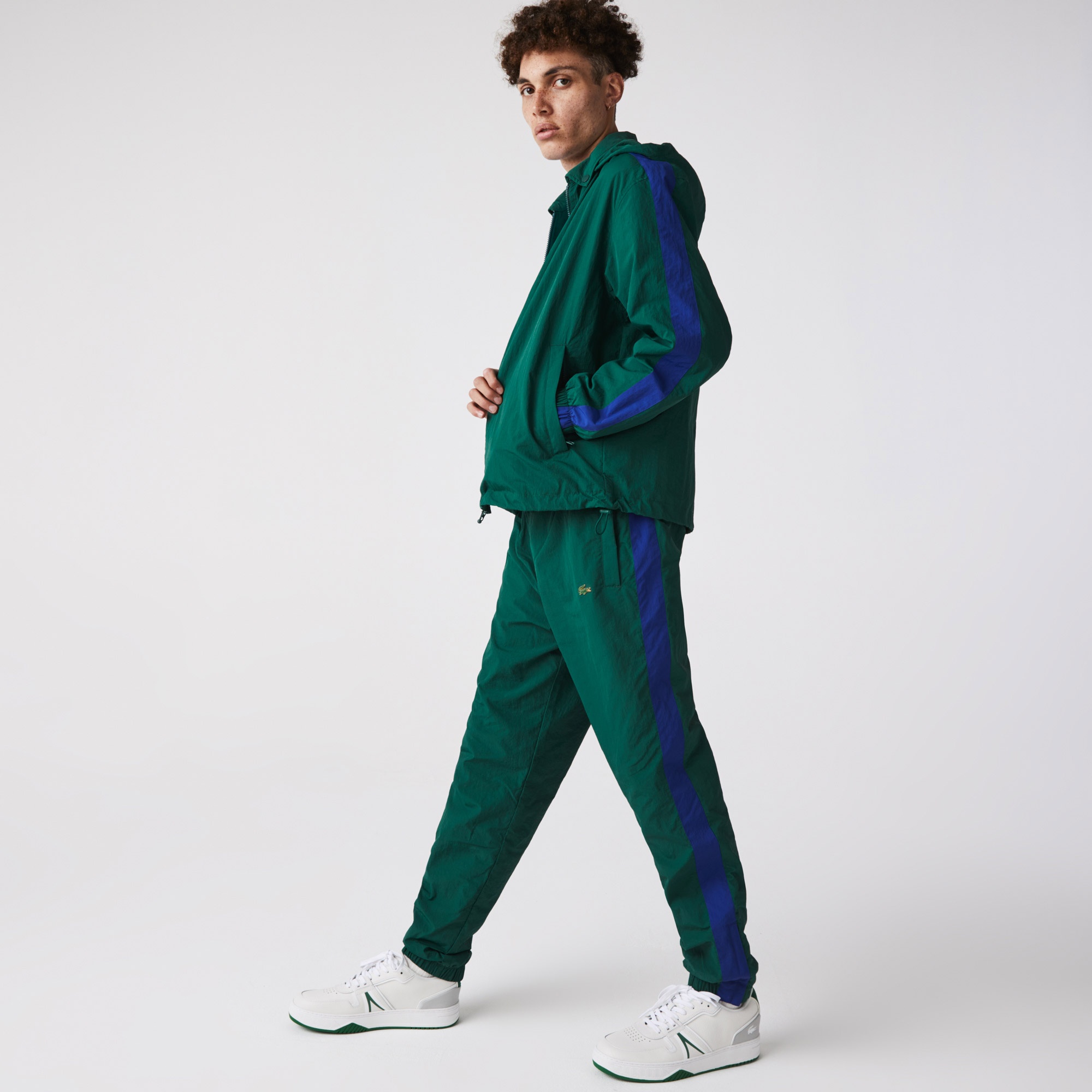 Lacoste L!VE Erkek Kapüşonlu Haki Rüzgarlık