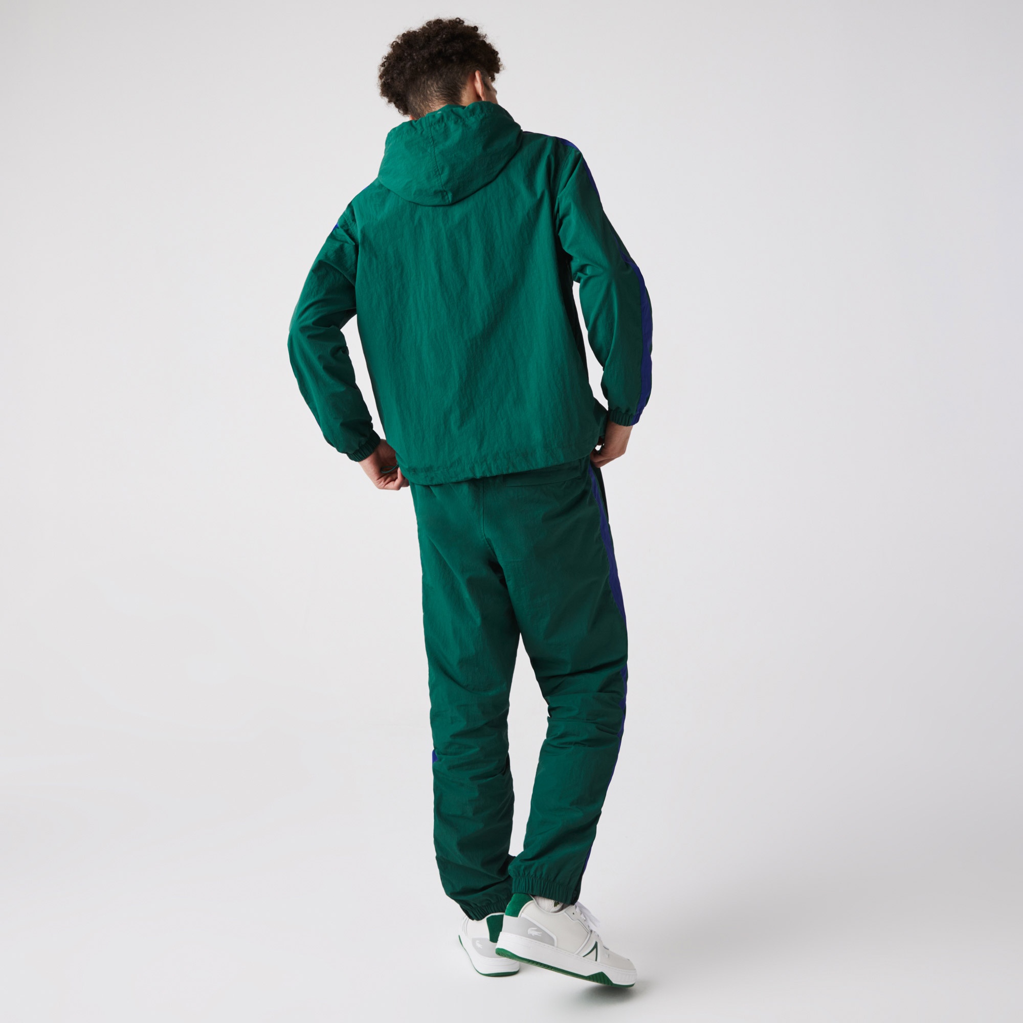 Lacoste L!VE Erkek Kapüşonlu Haki Rüzgarlık