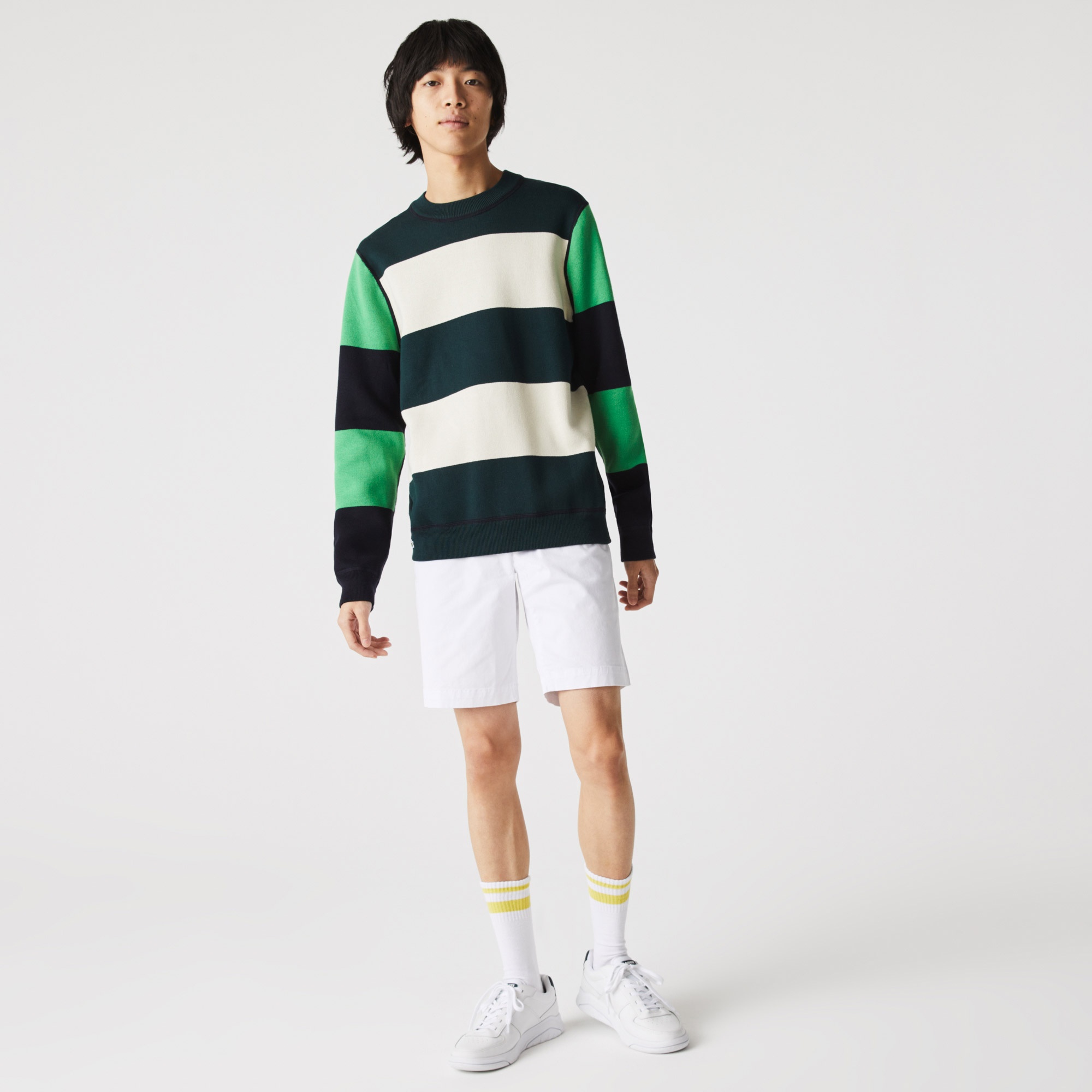 Lacoste Erkek Slim Fit Beyaz Bermuda