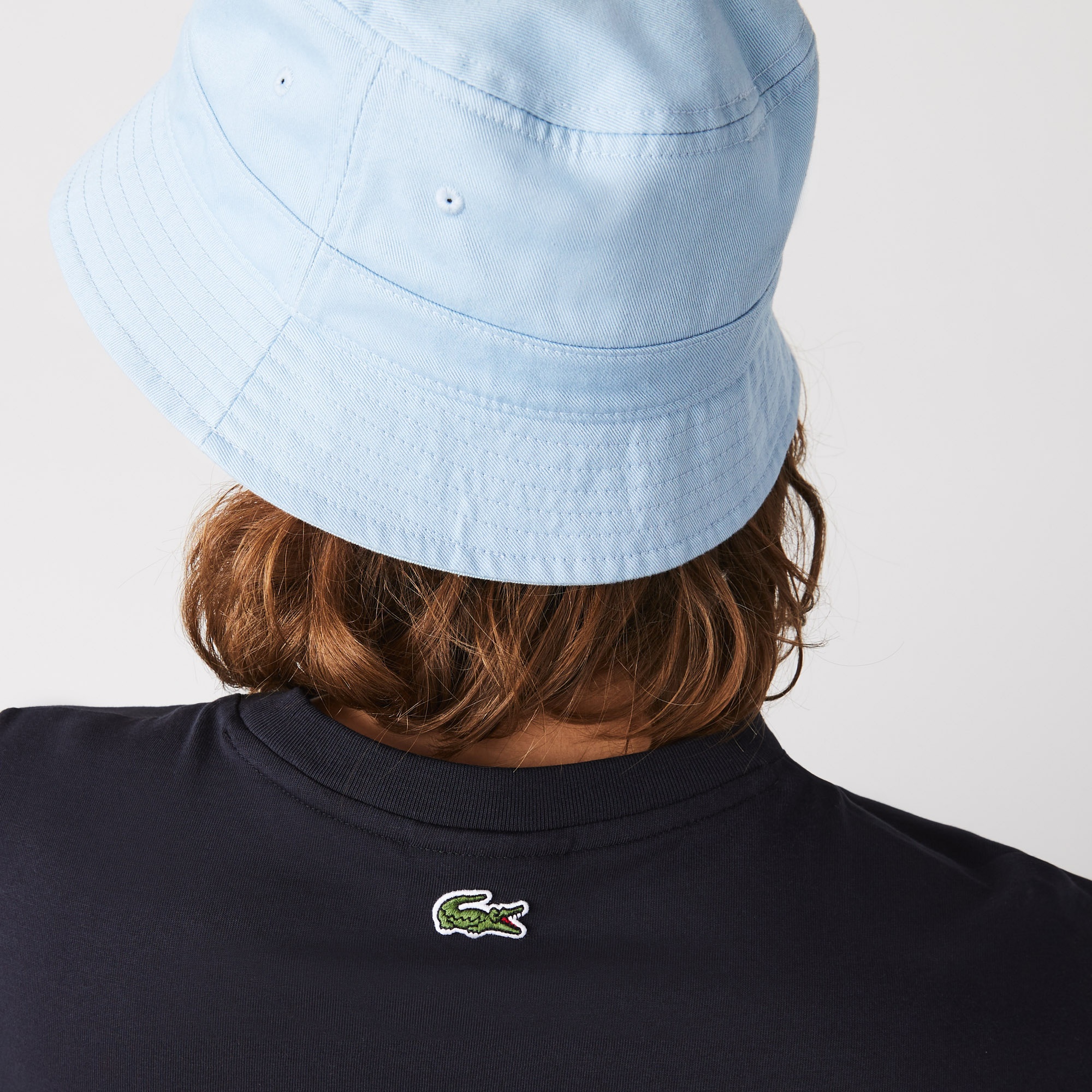 Lacoste Erkek Regular Fit Bisiklet Yaka Baskılı Lacivert T-Shirt