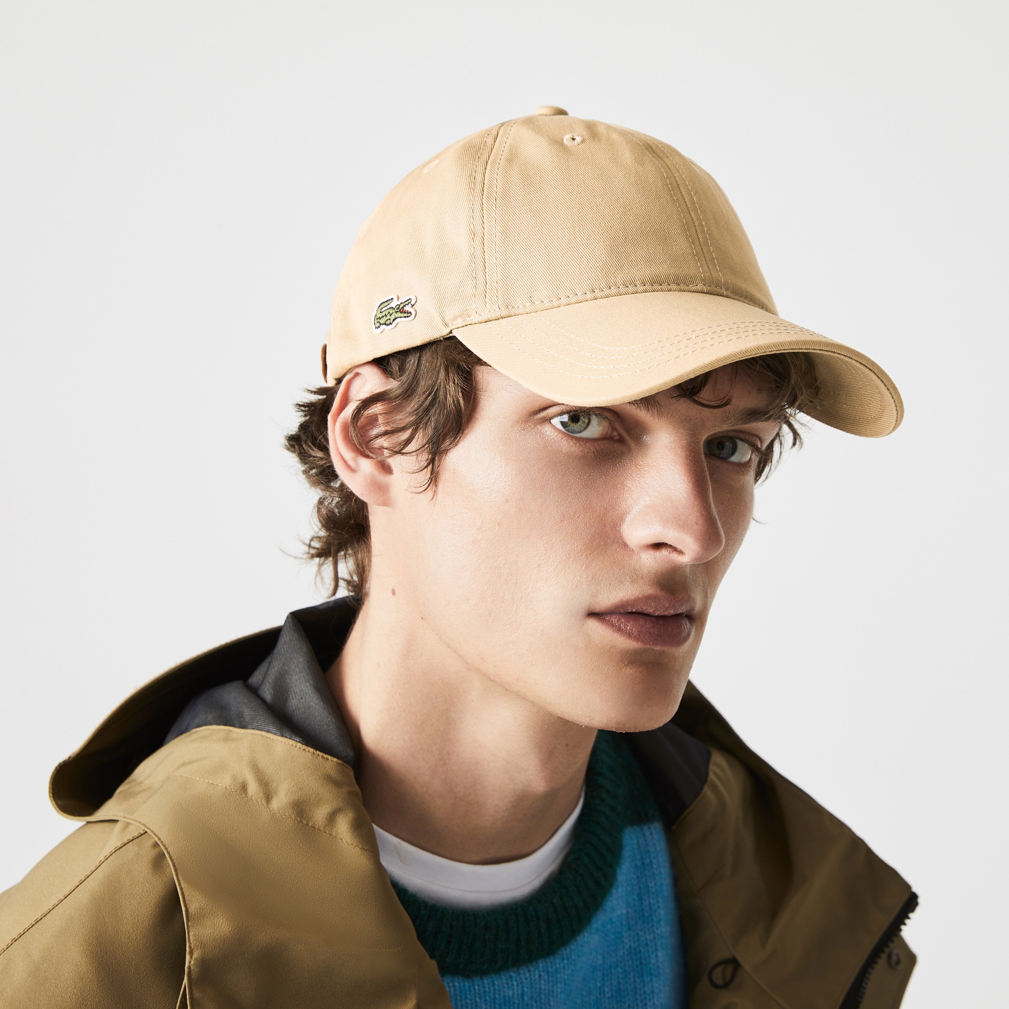 Lacoste SPORT Erkek Açık Kahverengi Şapka