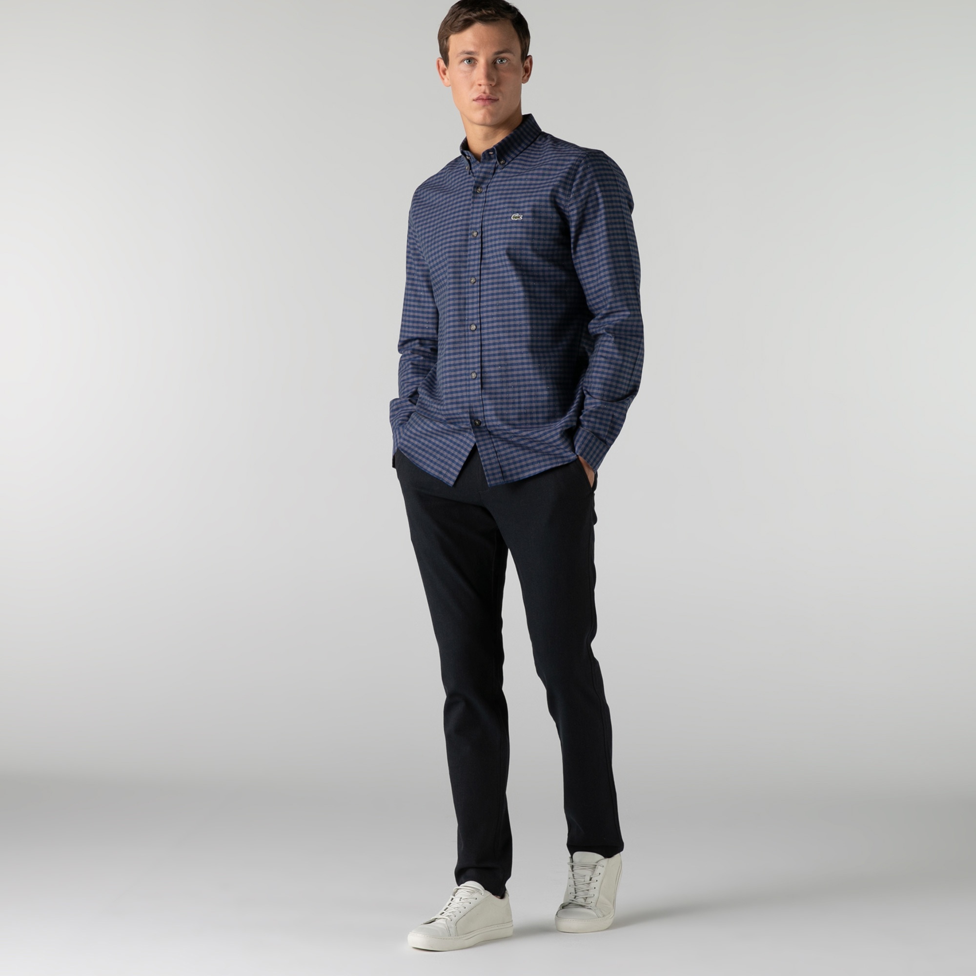 Lacoste Erkek Slim Fit Lacivert Pantolon