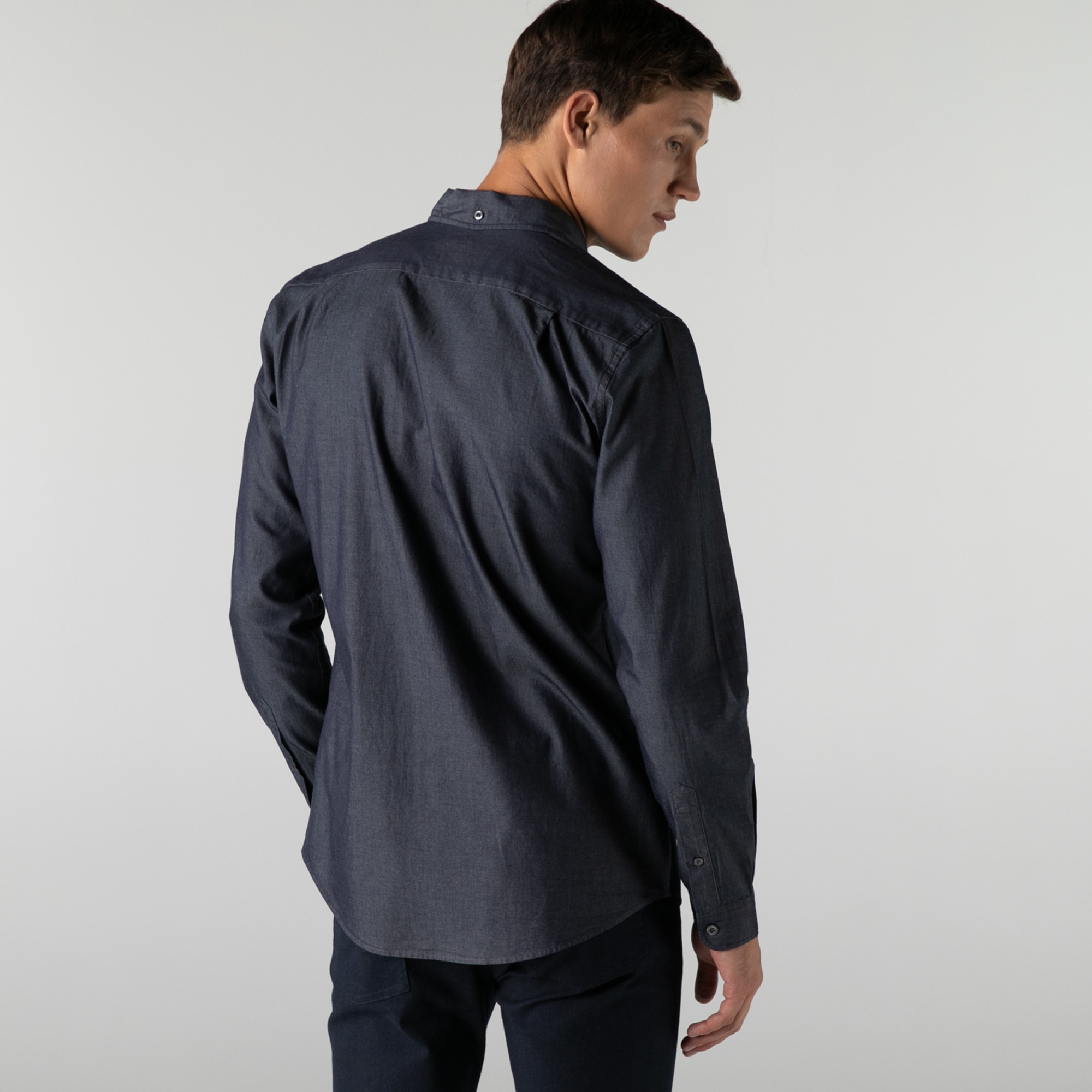 Lacoste Erkek Slim Fit Siyah Gömlek