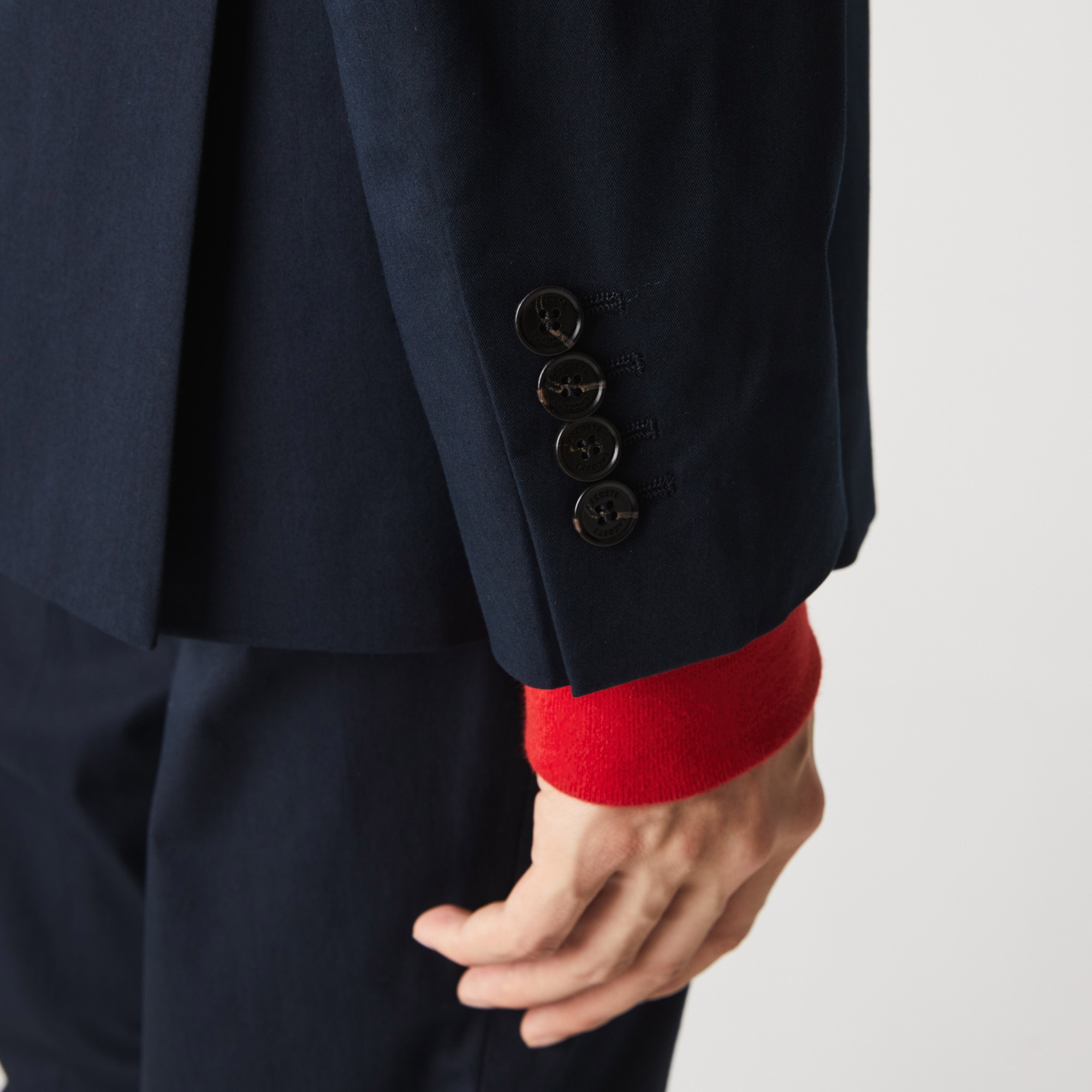 Lacoste Erkek Lacivert Blazer