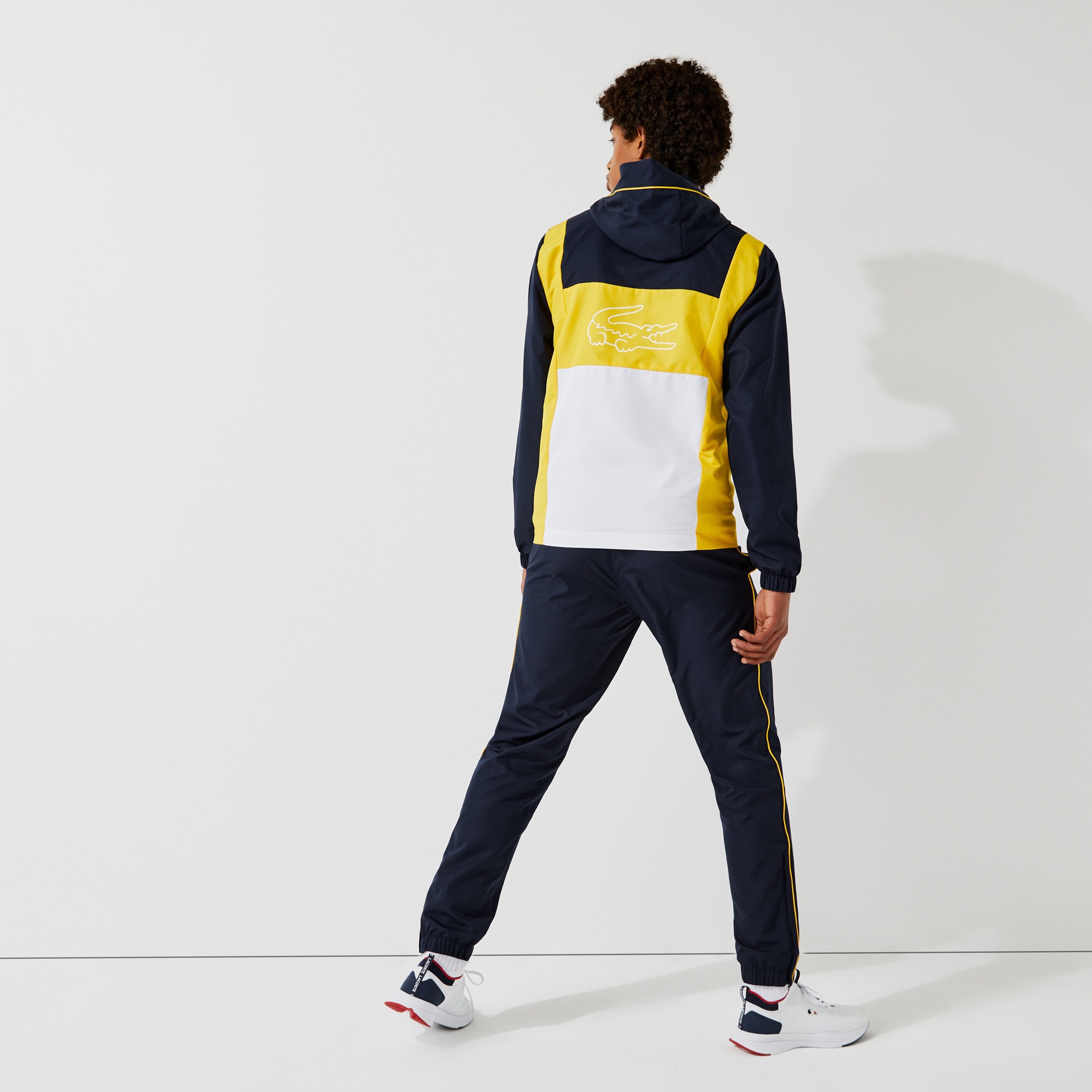 Lacoste SPORT Erkek Regular Fit Kapüşonlu Lacivert Eşofman Takımı