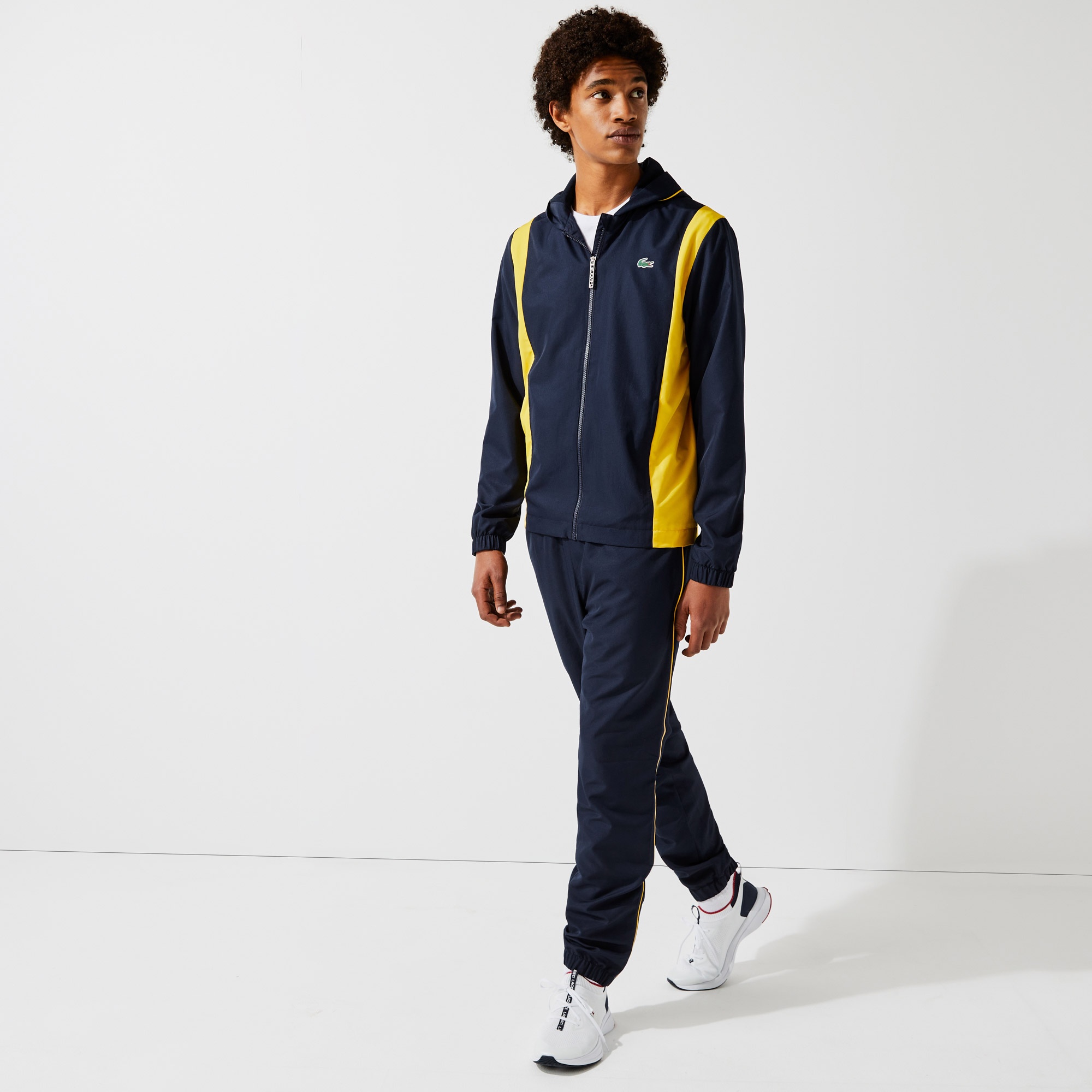 Lacoste SPORT Erkek Regular Fit Kapüşonlu Lacivert Eşofman Takımı