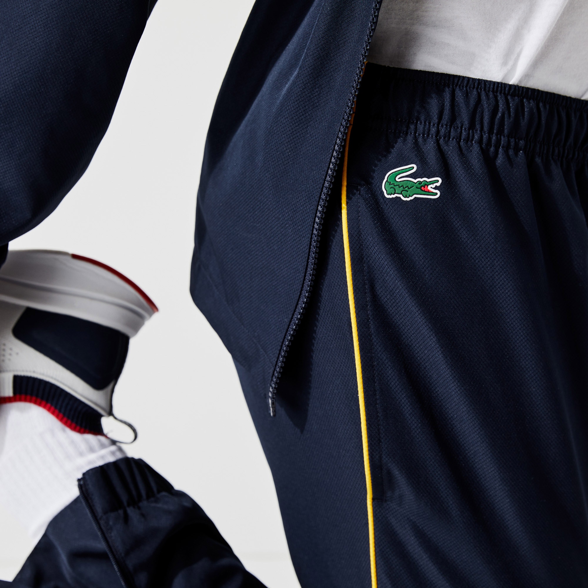 Lacoste SPORT Erkek Regular Fit Kapüşonlu Lacivert Eşofman Takımı