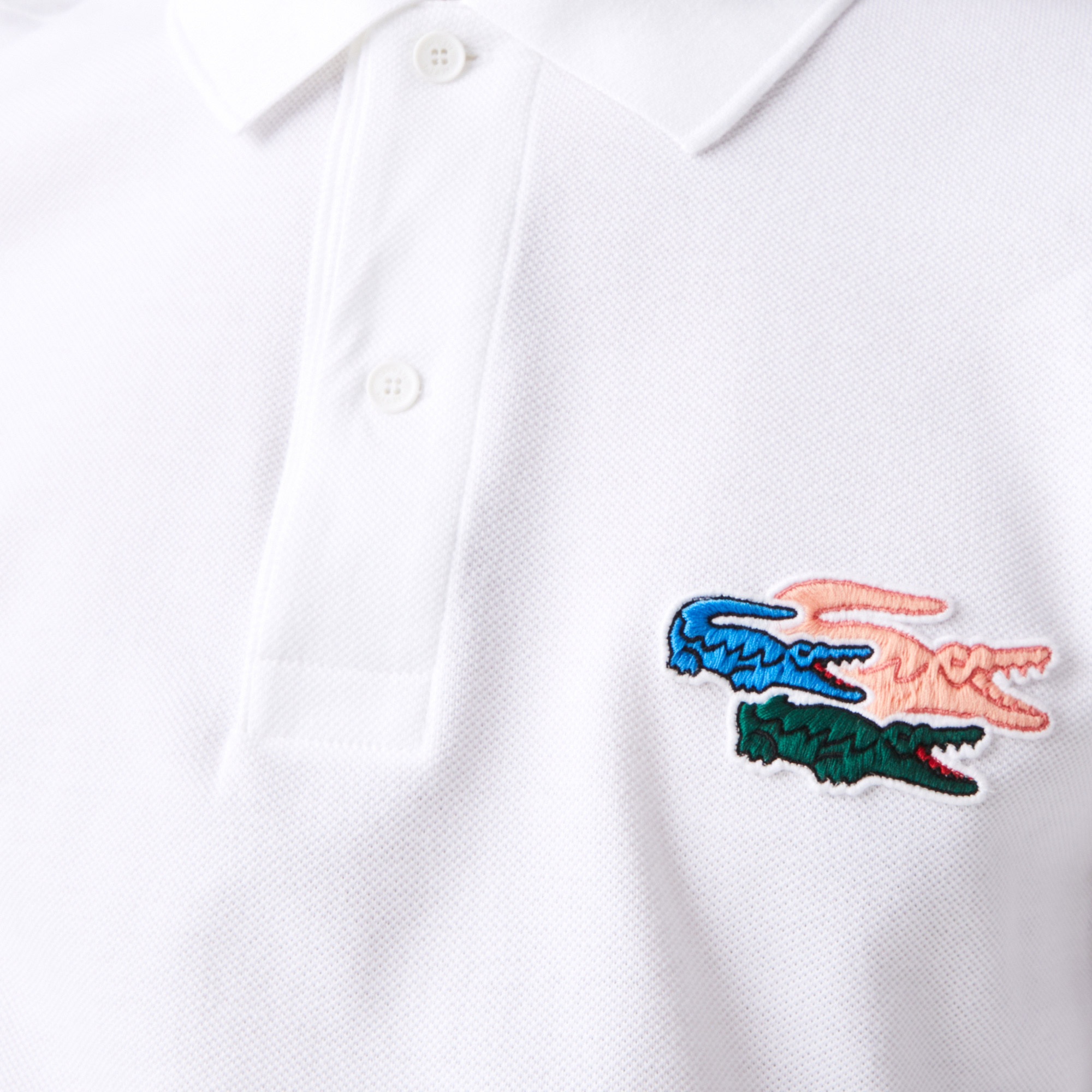 Lacoste Erkek Regular Fit Uzun Kollu Beyaz Polo
