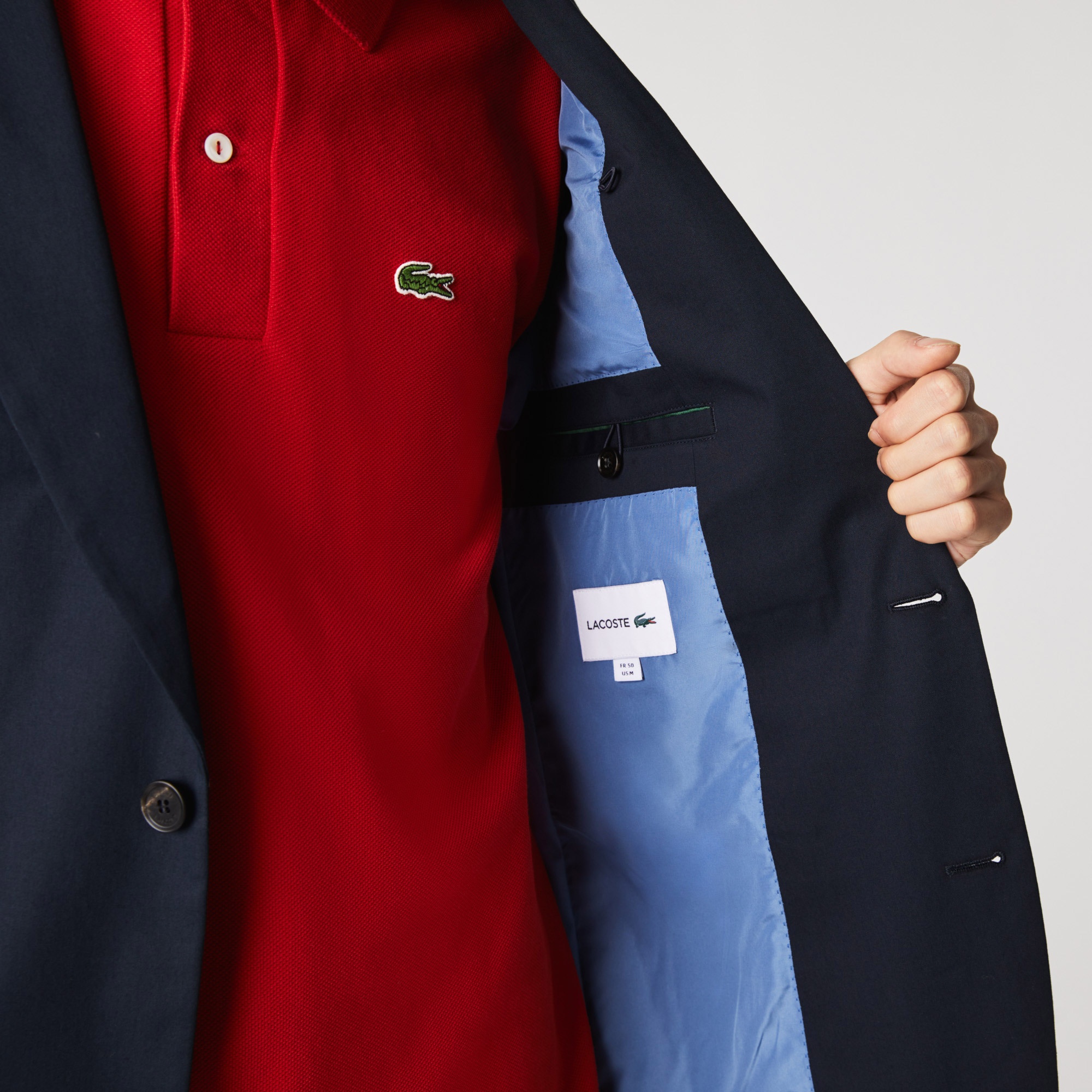 Lacoste Erkek Lacivert Blazer
