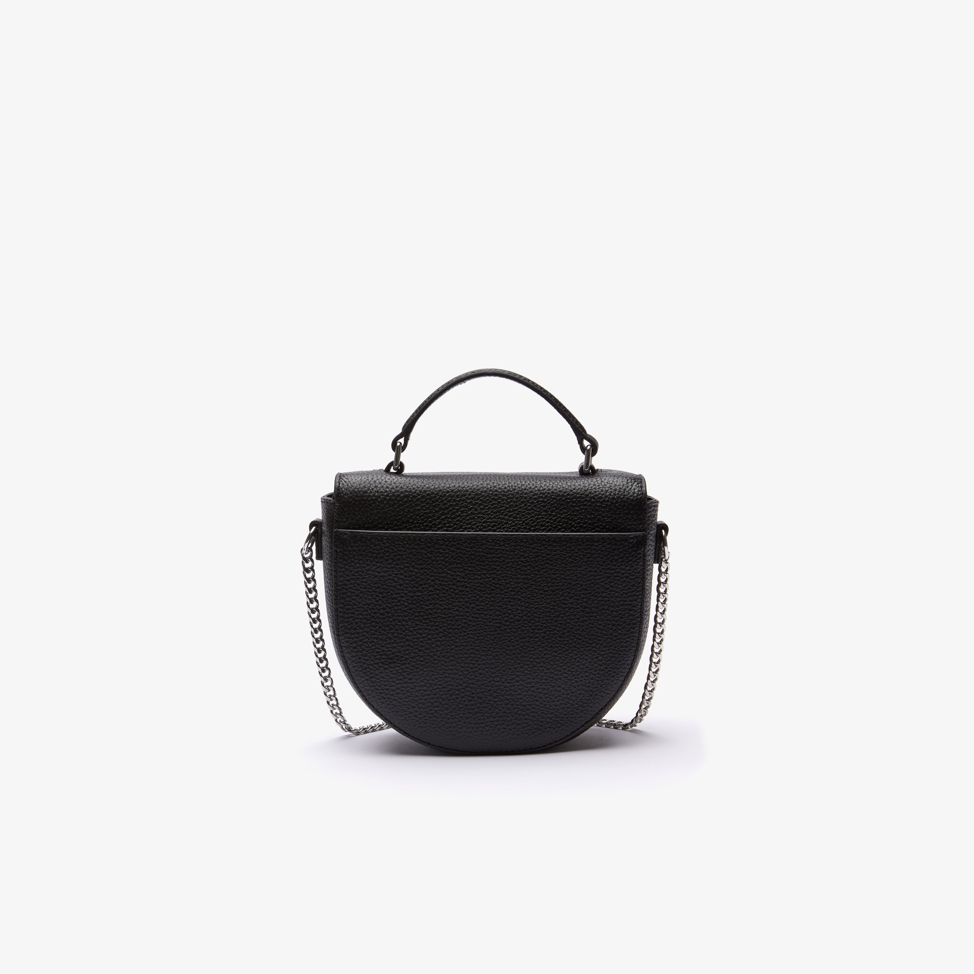 Lacoste Croco Crew Kadın Deri Siyah Çanta