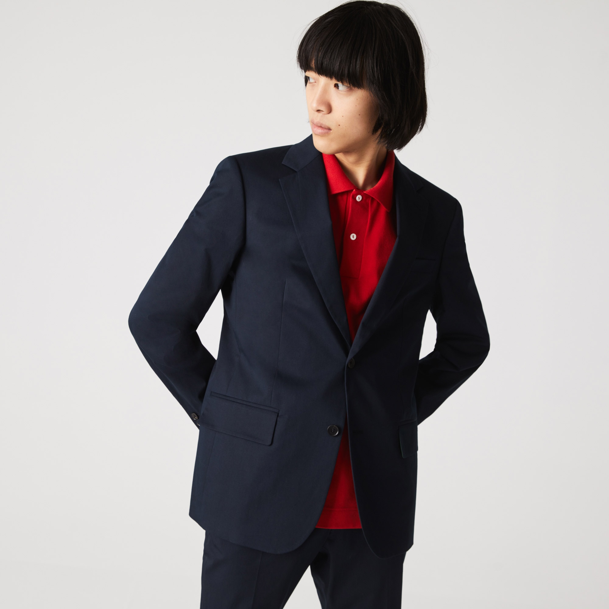 Lacoste Erkek Lacivert Blazer