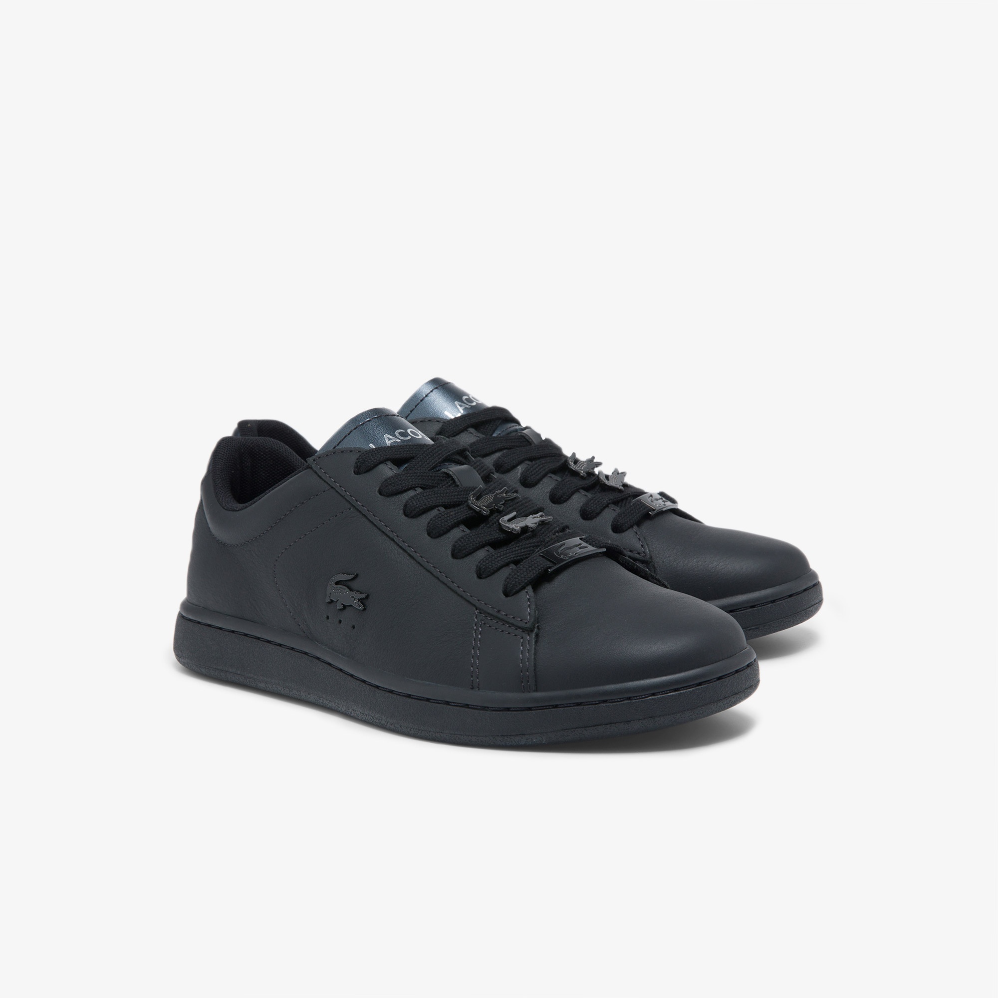 Lacoste Carnaby Evo 0521 1 Sfa Kadın Deri Siyah Sneaker