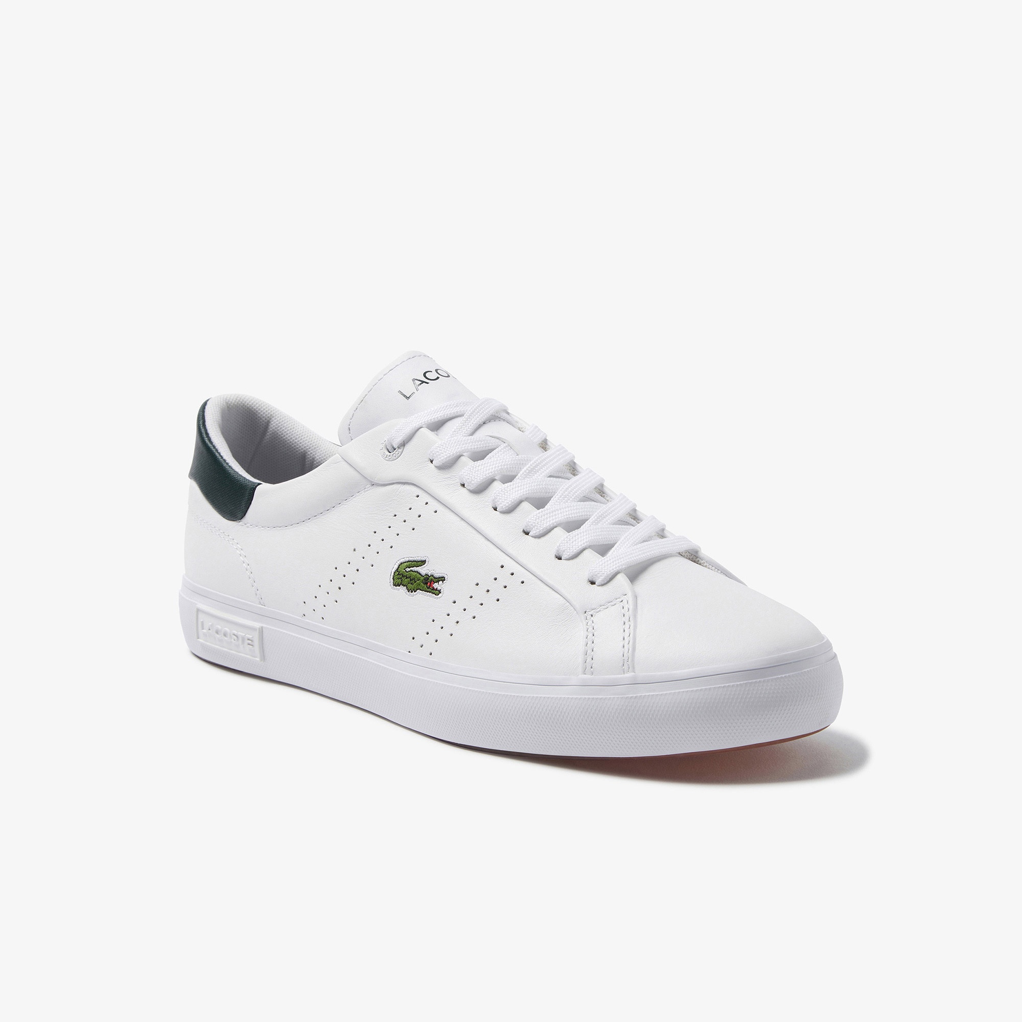 Lacoste Power Court 2.0 Erkek Deri Beyaz Sneaker