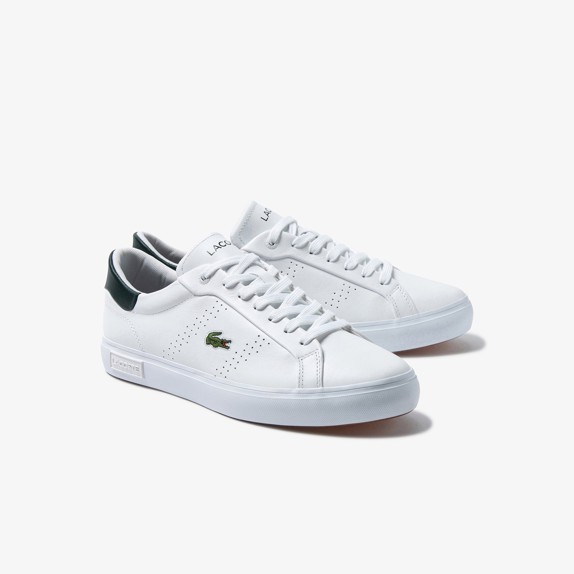 Lacoste Power Court 2.0 Erkek Deri Beyaz Sneaker