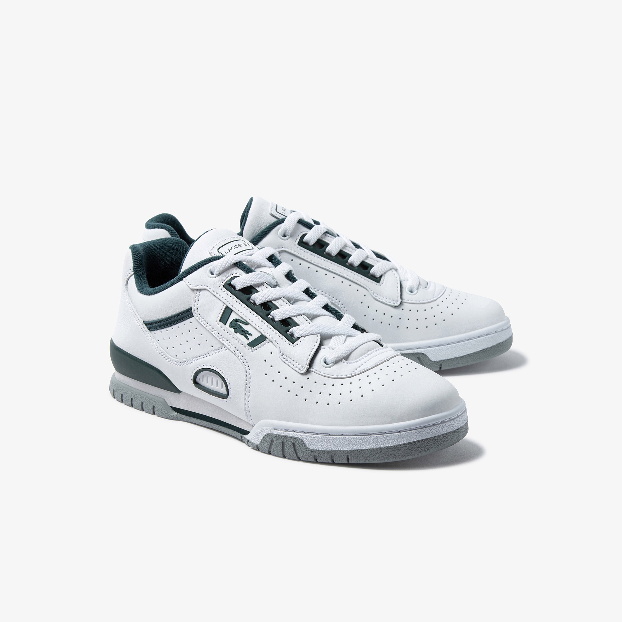 Lacoste M89 Og 0121 1 Sma Erkek Deri Beyaz - Yeşil Sneaker
