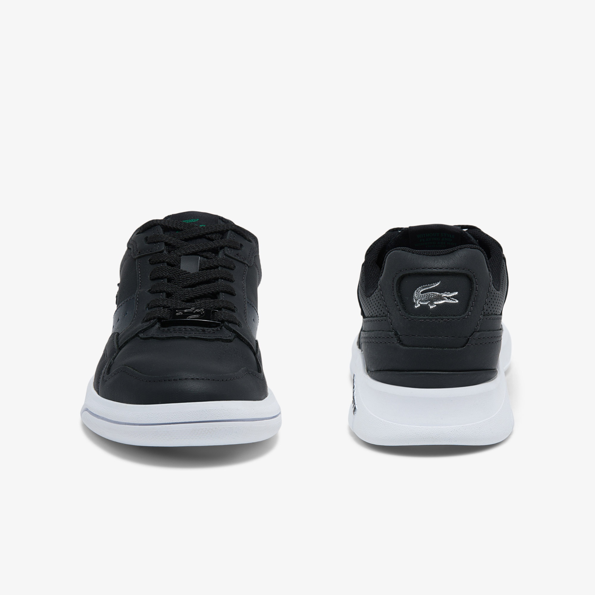 Lacoste Game Advance Luxe Kadın Deri Siyah Sneaker
