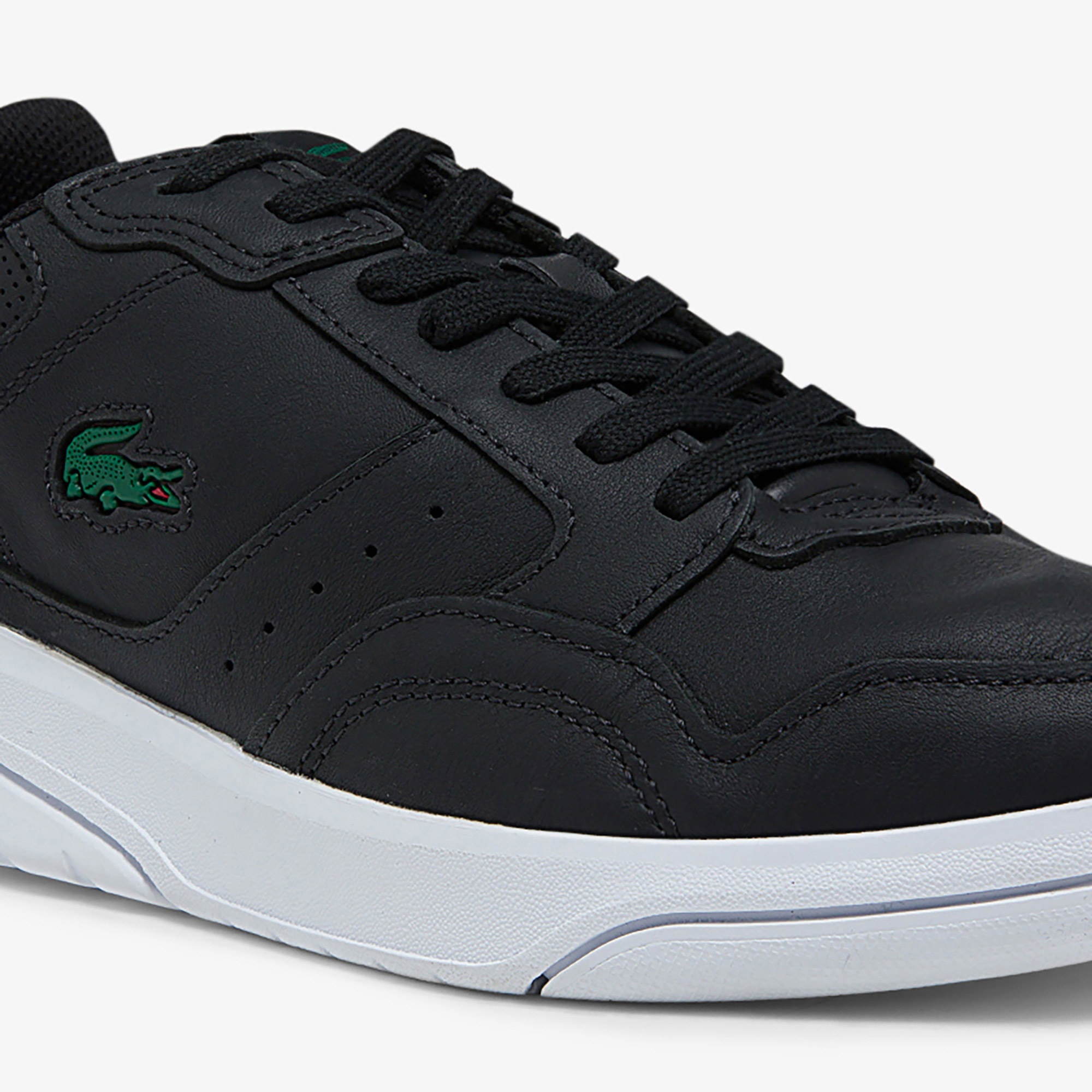 Lacoste Game Advance Luxe 01212 Sma Erkek Deri Siyah Sneaker