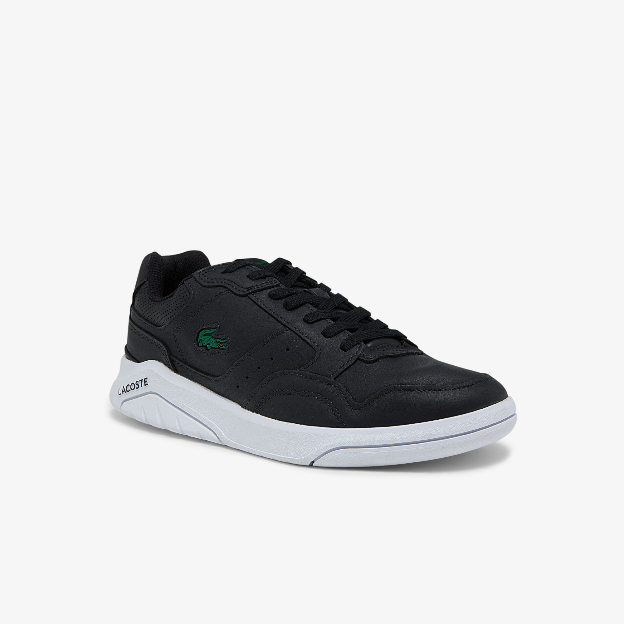 Lacoste Game Advance Luxe 01212 Sma Erkek Deri Siyah Sneaker