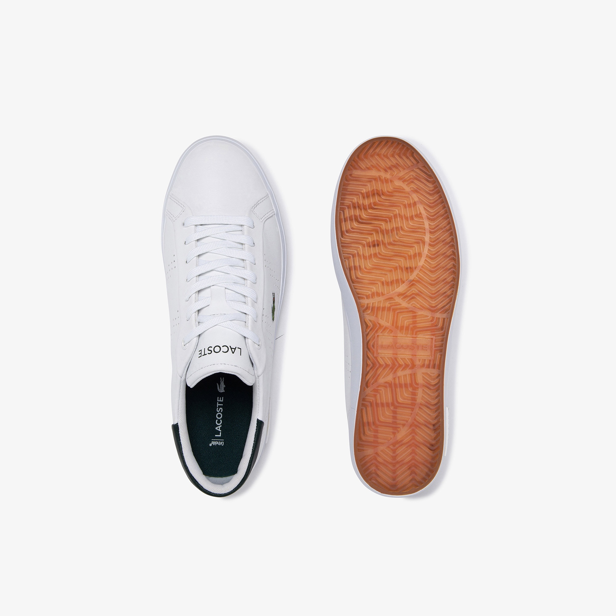 Lacoste Power Court 2.0 Erkek Deri Beyaz Sneaker