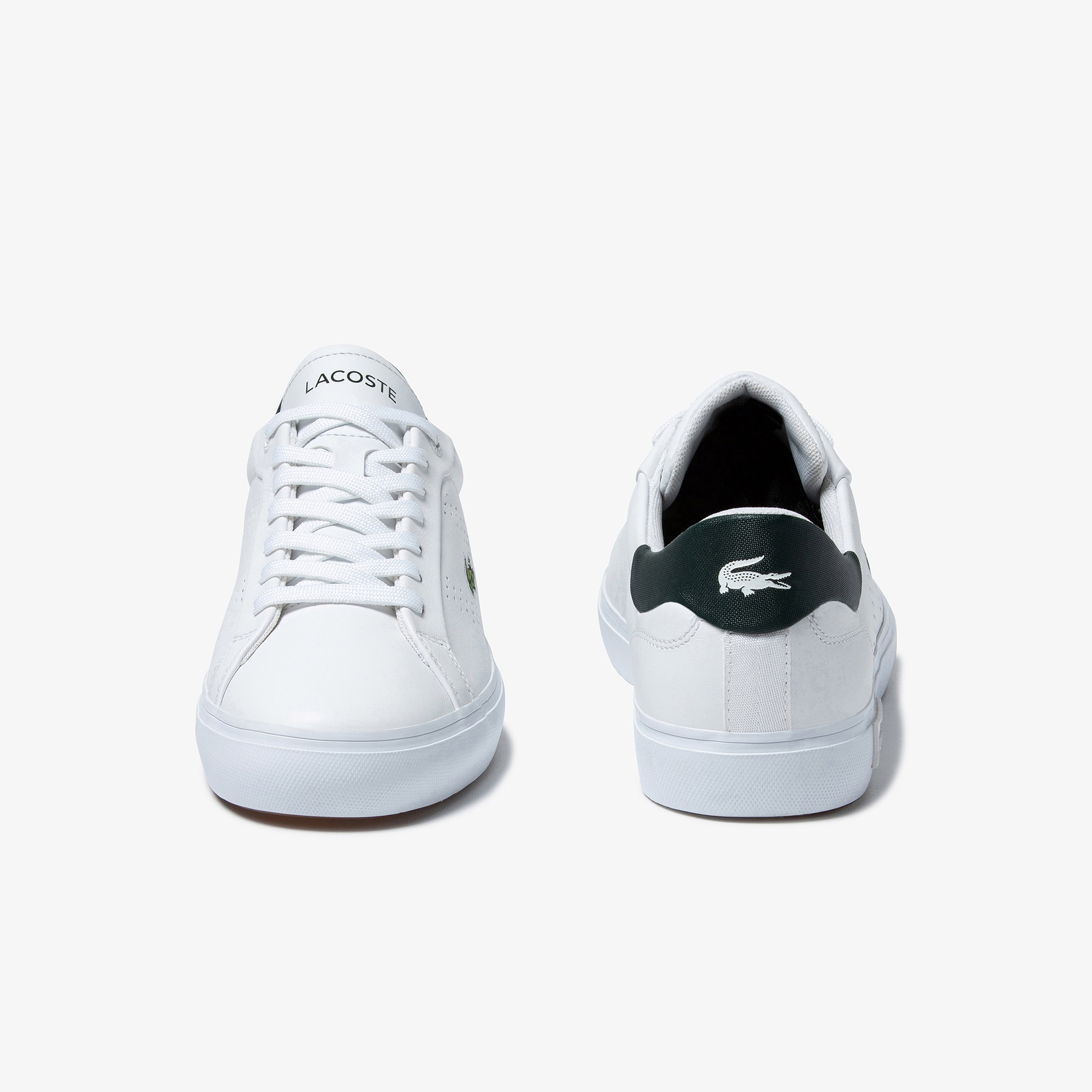 Lacoste Power Court 2.0 Erkek Deri Beyaz Sneaker